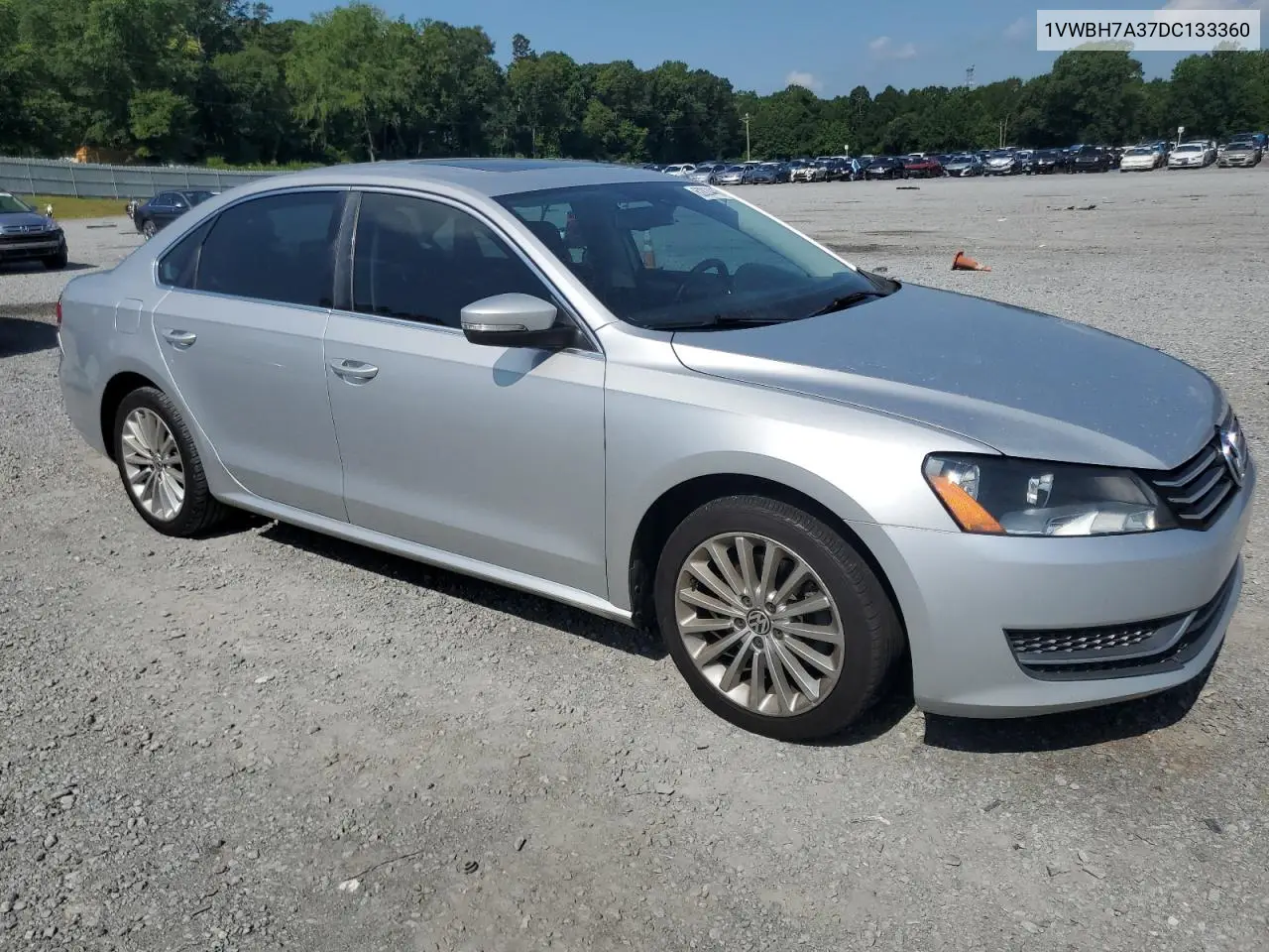 2013 Volkswagen Passat Se VIN: 1VWBH7A37DC133360 Lot: 62824445