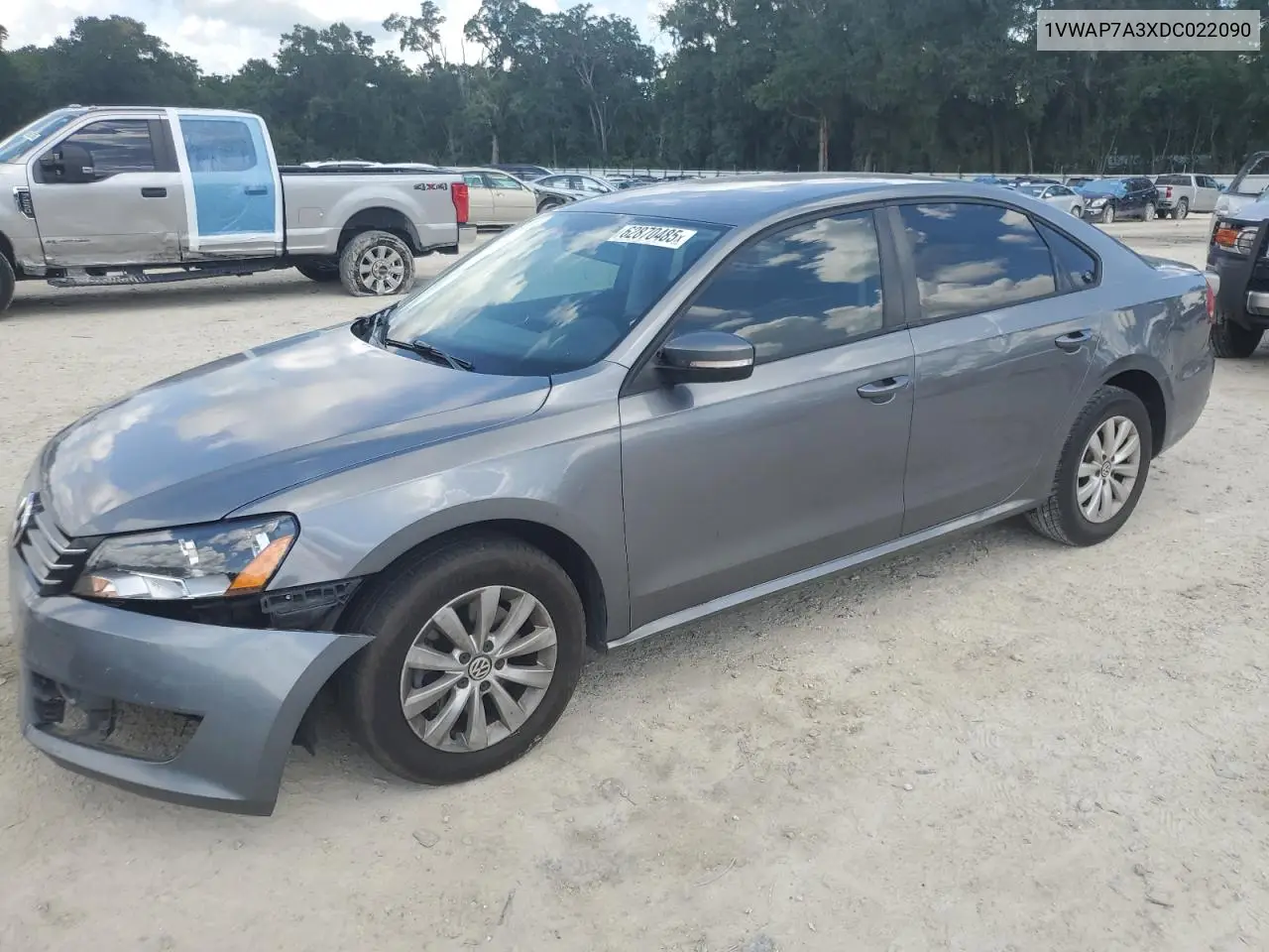 2013 Volkswagen Passat S VIN: 1VWAP7A3XDC022090 Lot: 62870485