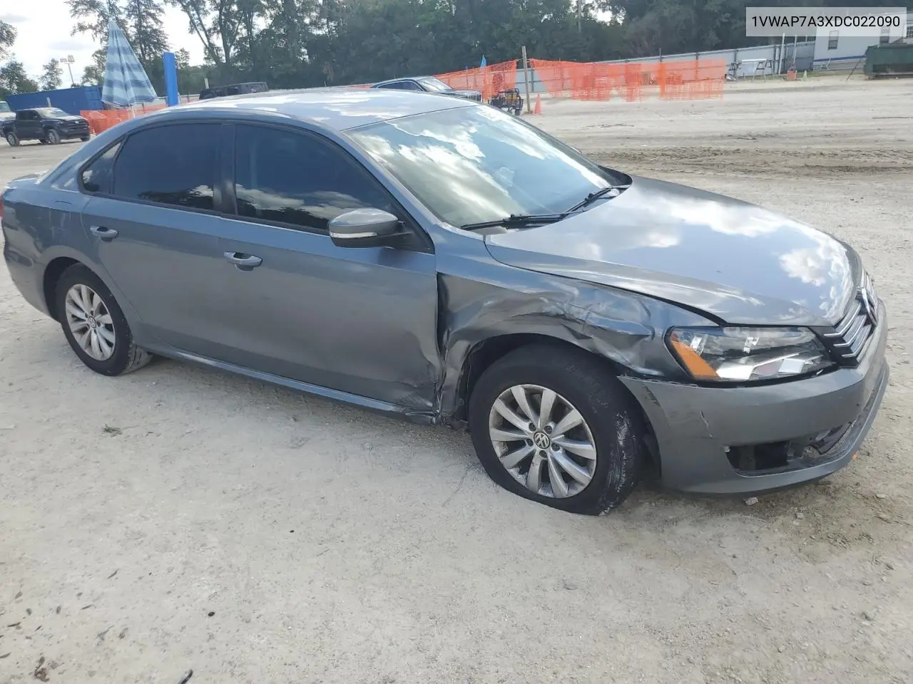 2013 Volkswagen Passat S VIN: 1VWAP7A3XDC022090 Lot: 62870485