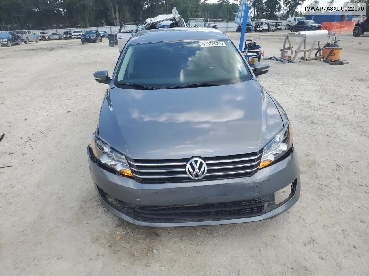2013 Volkswagen Passat S VIN: 1VWAP7A3XDC022090 Lot: 62870485