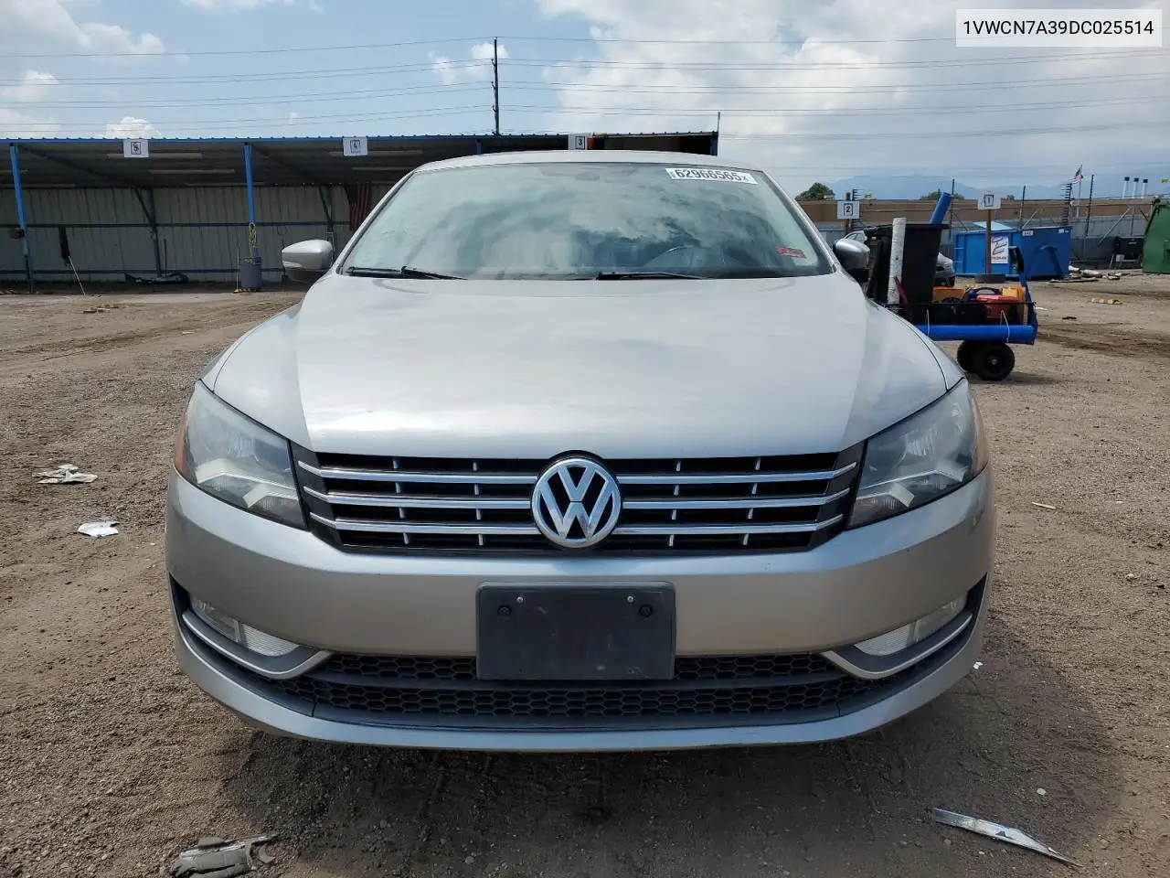 2013 Volkswagen Passat Sel VIN: 1VWCN7A39DC025514 Lot: 62966565