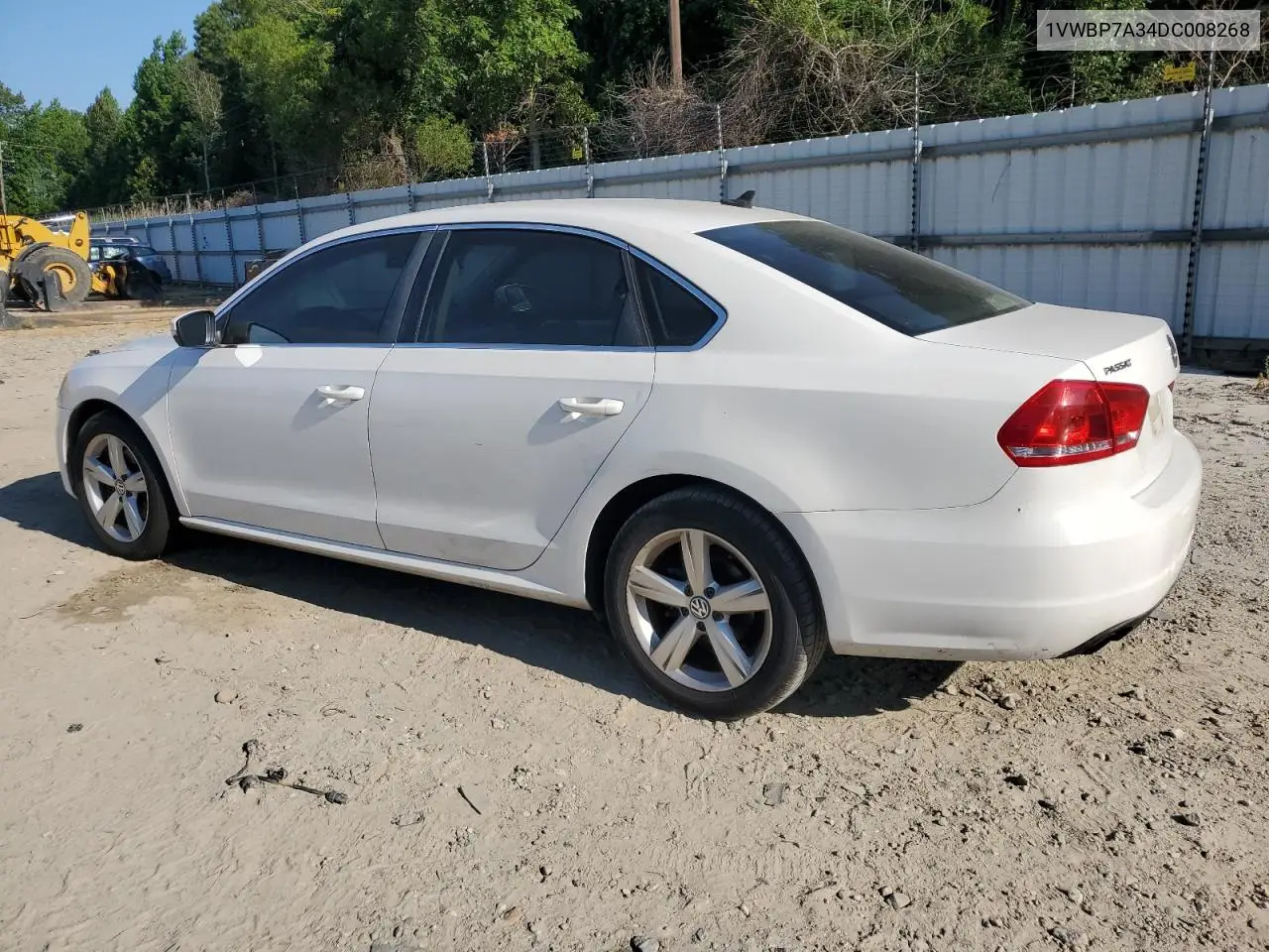 2013 Volkswagen Passat Se VIN: 1VWBP7A34DC008268 Lot: 63002035