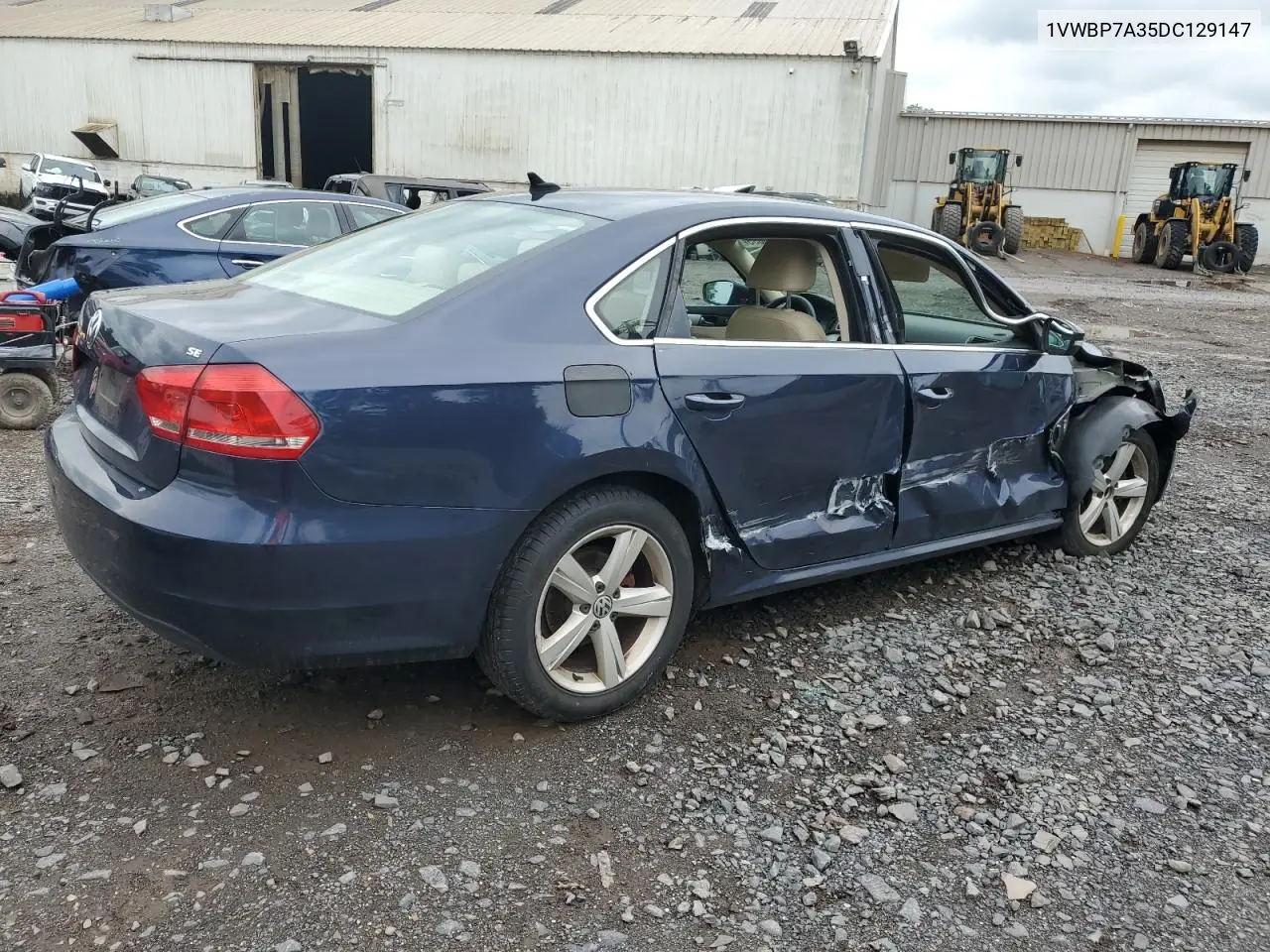 2013 Volkswagen Passat Se VIN: 1VWBP7A35DC129147 Lot: 63046835