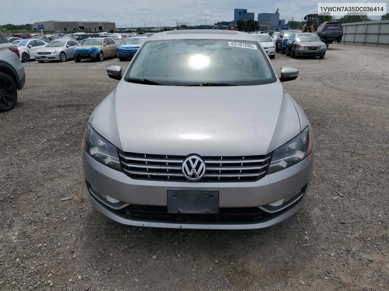 2013 Volkswagen Passat Sel VIN: 1VWCN7A35DC036414 Lot: 63101285