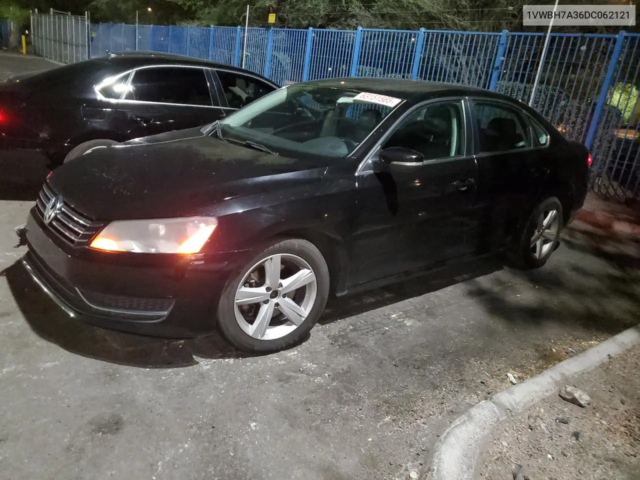 2013 Volkswagen Passat Se VIN: 1VWBH7A36DC062121 Lot: 63151565