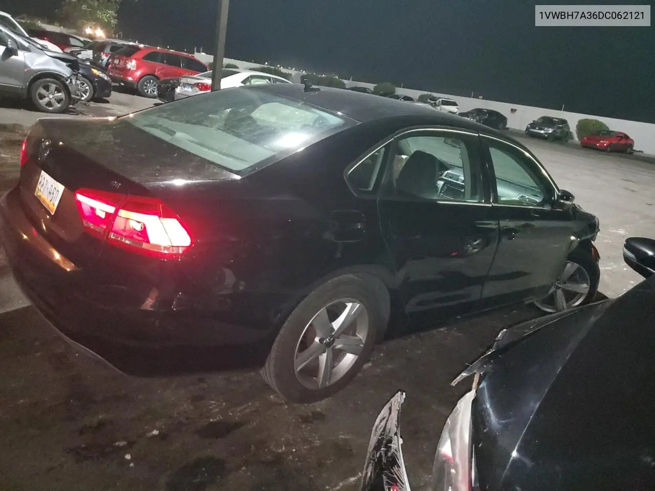 2013 Volkswagen Passat Se VIN: 1VWBH7A36DC062121 Lot: 63151565