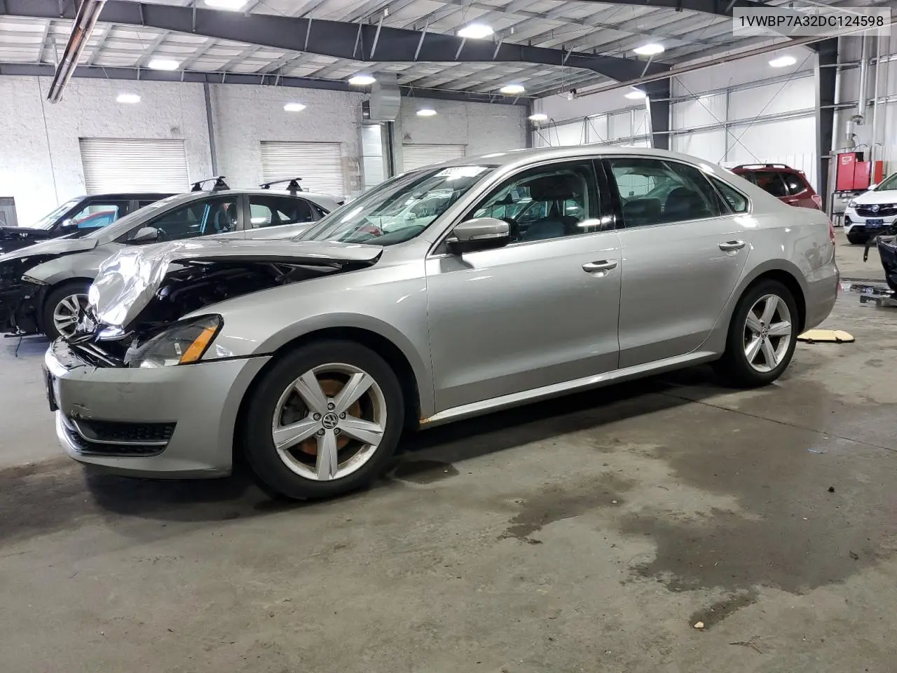 2013 Volkswagen Passat Se VIN: 1VWBP7A32DC124598 Lot: 63206565
