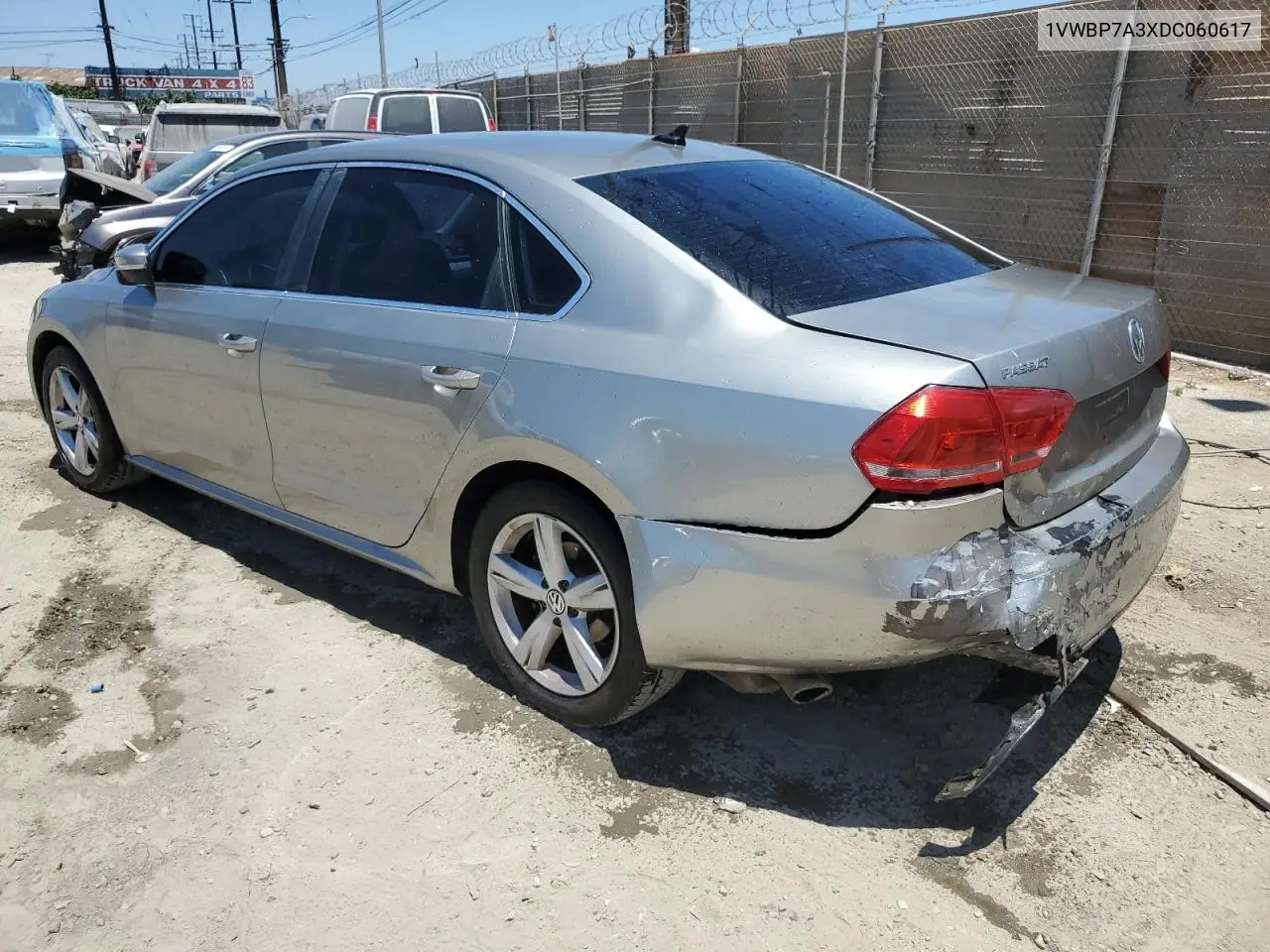 2013 Volkswagen Passat Se VIN: 1VWBP7A3XDC060617 Lot: 63246135