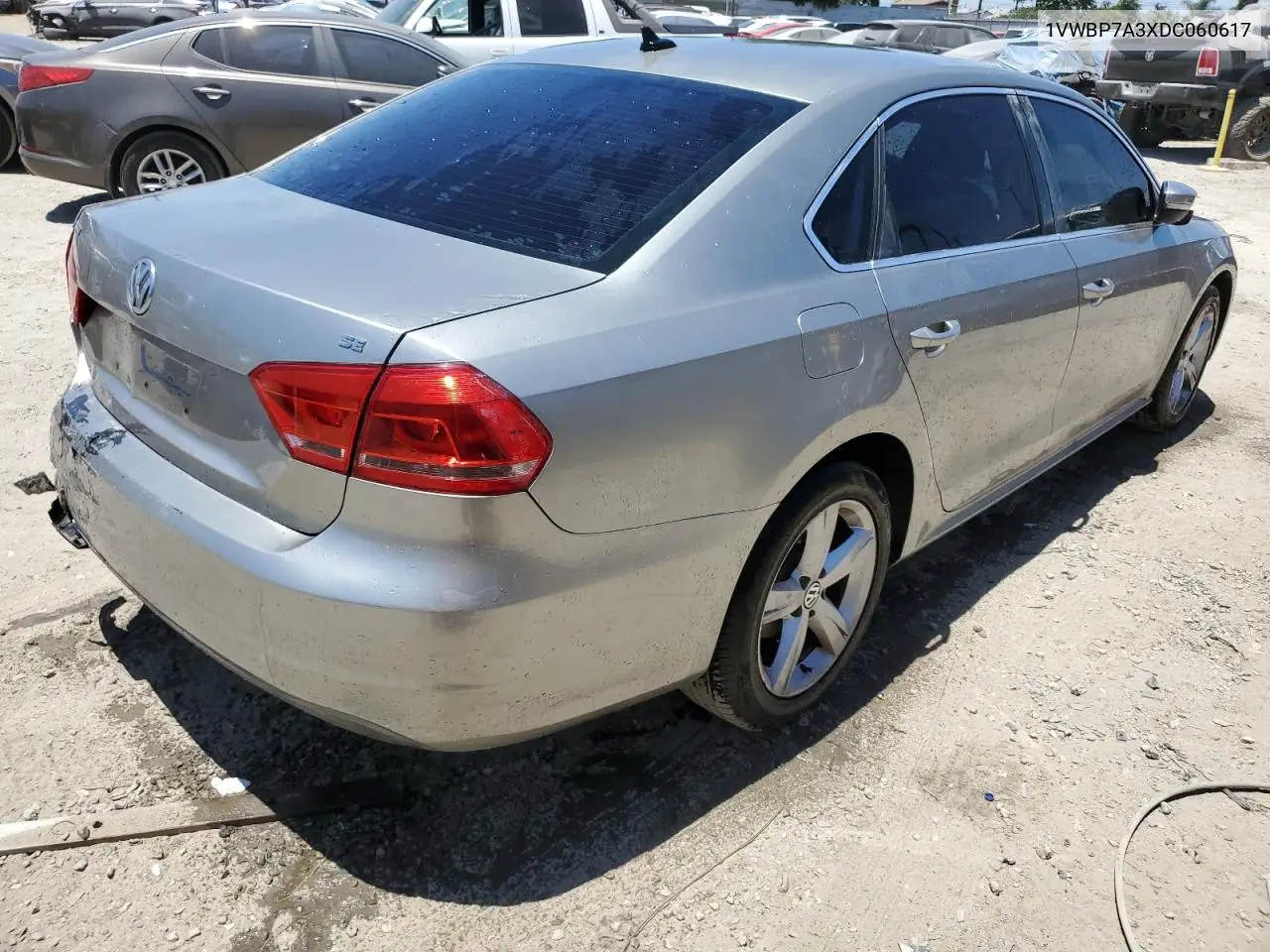 2013 Volkswagen Passat Se VIN: 1VWBP7A3XDC060617 Lot: 63246135