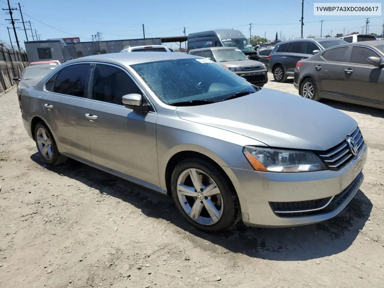 2013 Volkswagen Passat Se VIN: 1VWBP7A3XDC060617 Lot: 63246135