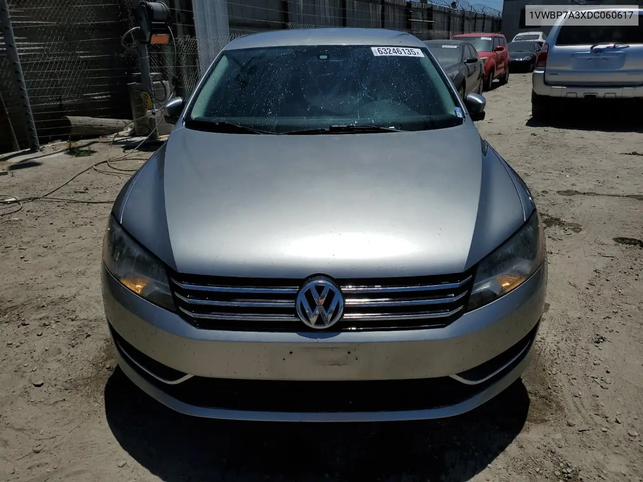2013 Volkswagen Passat Se VIN: 1VWBP7A3XDC060617 Lot: 63246135