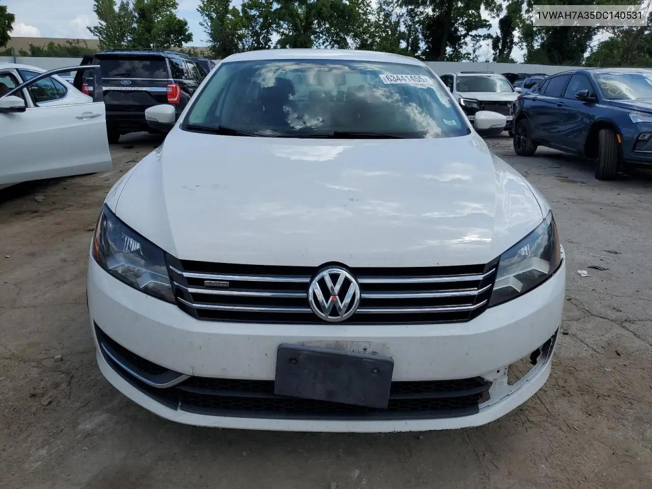 2013 Volkswagen Passat S VIN: 1VWAH7A35DC140531 Lot: 63441455