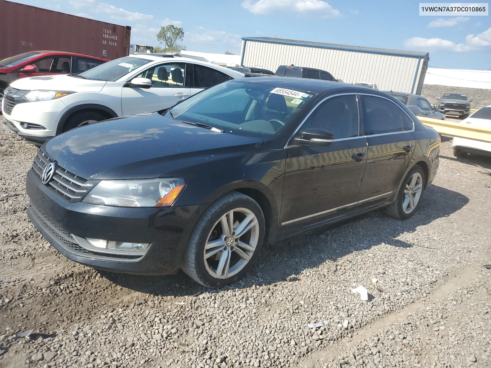 2013 Volkswagen Passat Sel VIN: 1VWCN7A37DC010865 Lot: 68554544