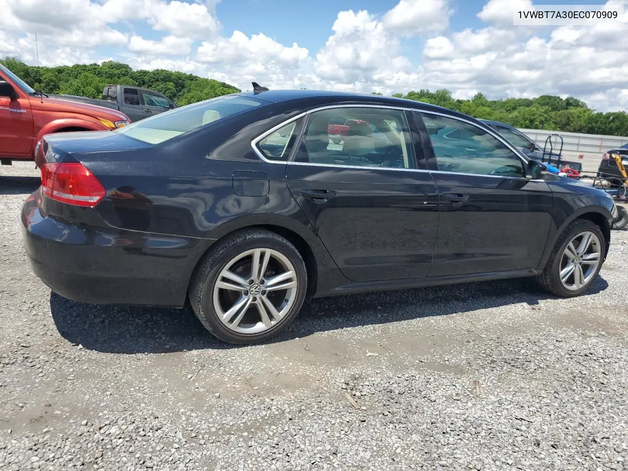 2014 Volkswagen Passat Se VIN: 1VWBT7A30EC070909 Lot: 56470155