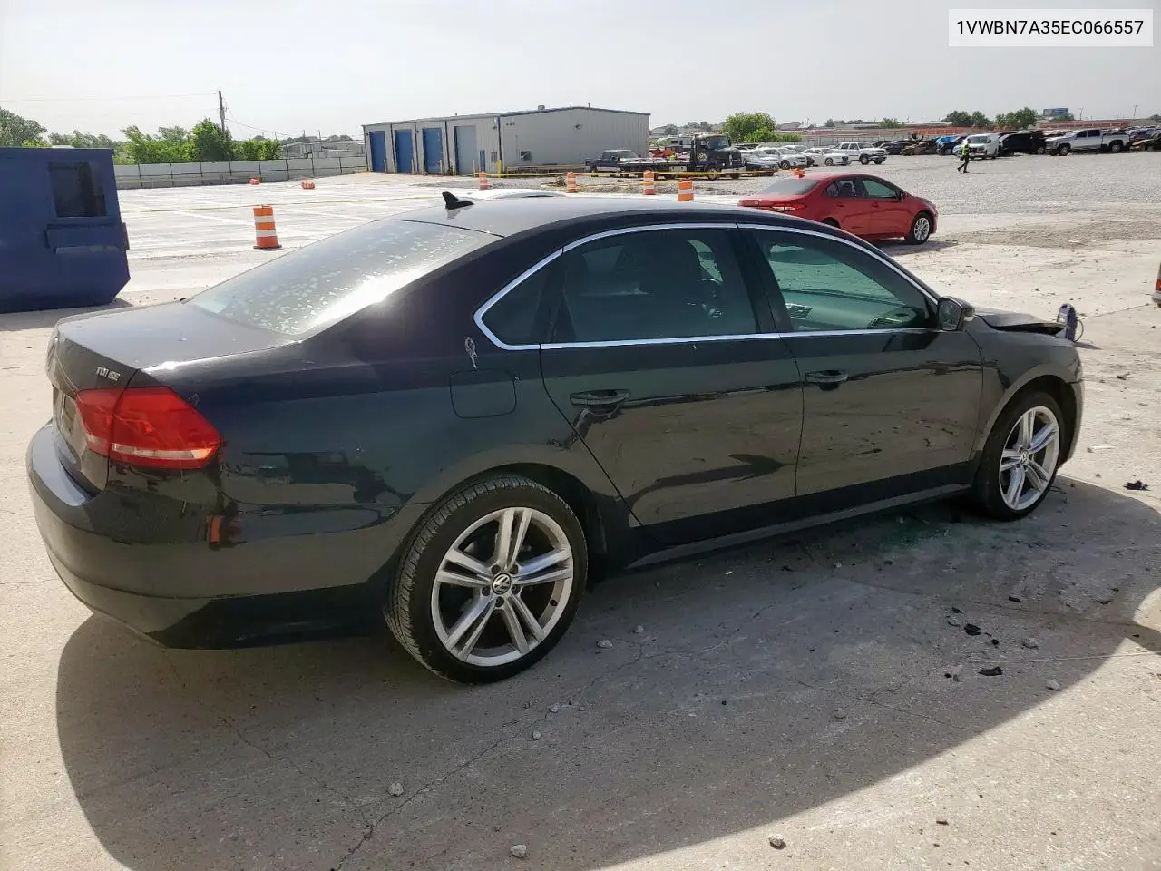 2014 Volkswagen Passat Se VIN: 1VWBN7A35EC066557 Lot: 57065545