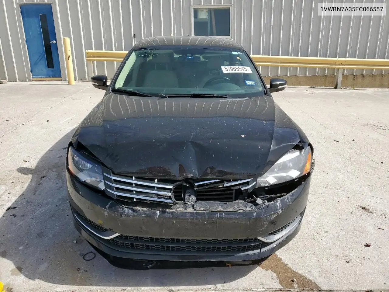 2014 Volkswagen Passat Se VIN: 1VWBN7A35EC066557 Lot: 57065545