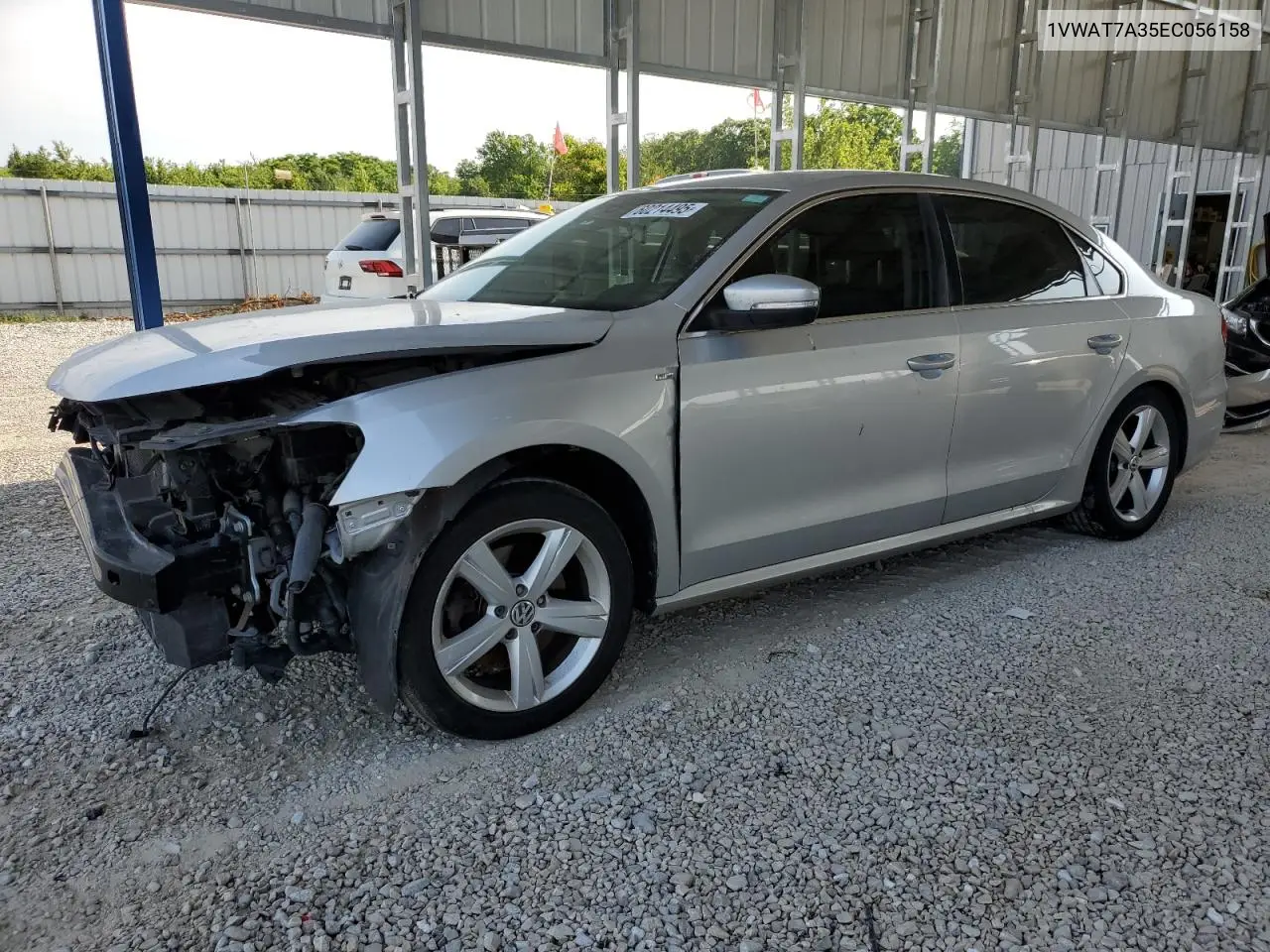2014 Volkswagen Passat S VIN: 1VWAT7A35EC056158 Lot: 60214495