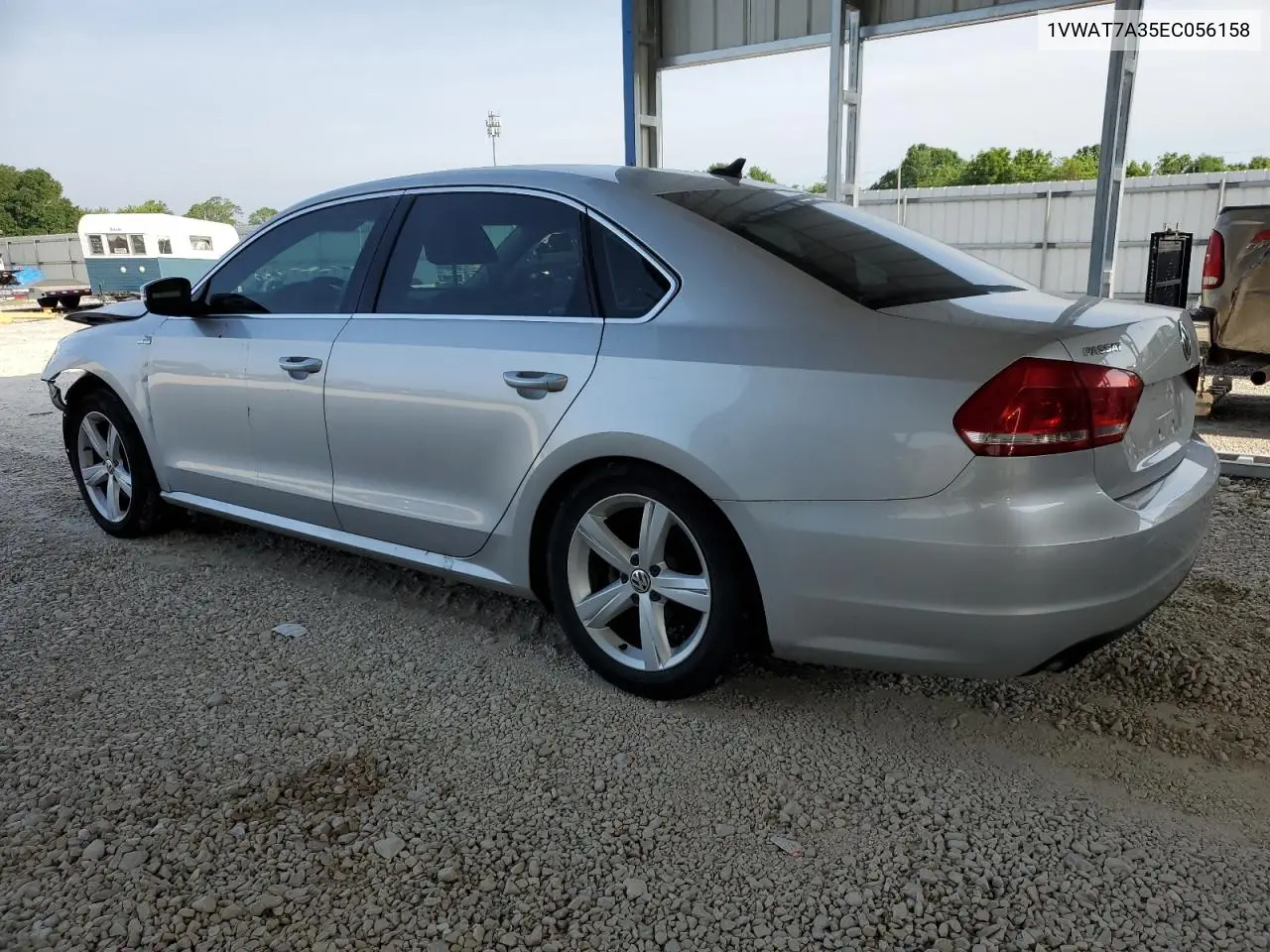 2014 Volkswagen Passat S VIN: 1VWAT7A35EC056158 Lot: 60214495