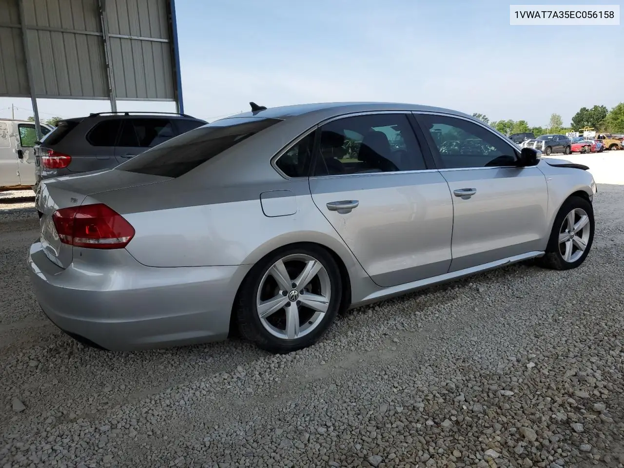 2014 Volkswagen Passat S VIN: 1VWAT7A35EC056158 Lot: 60214495