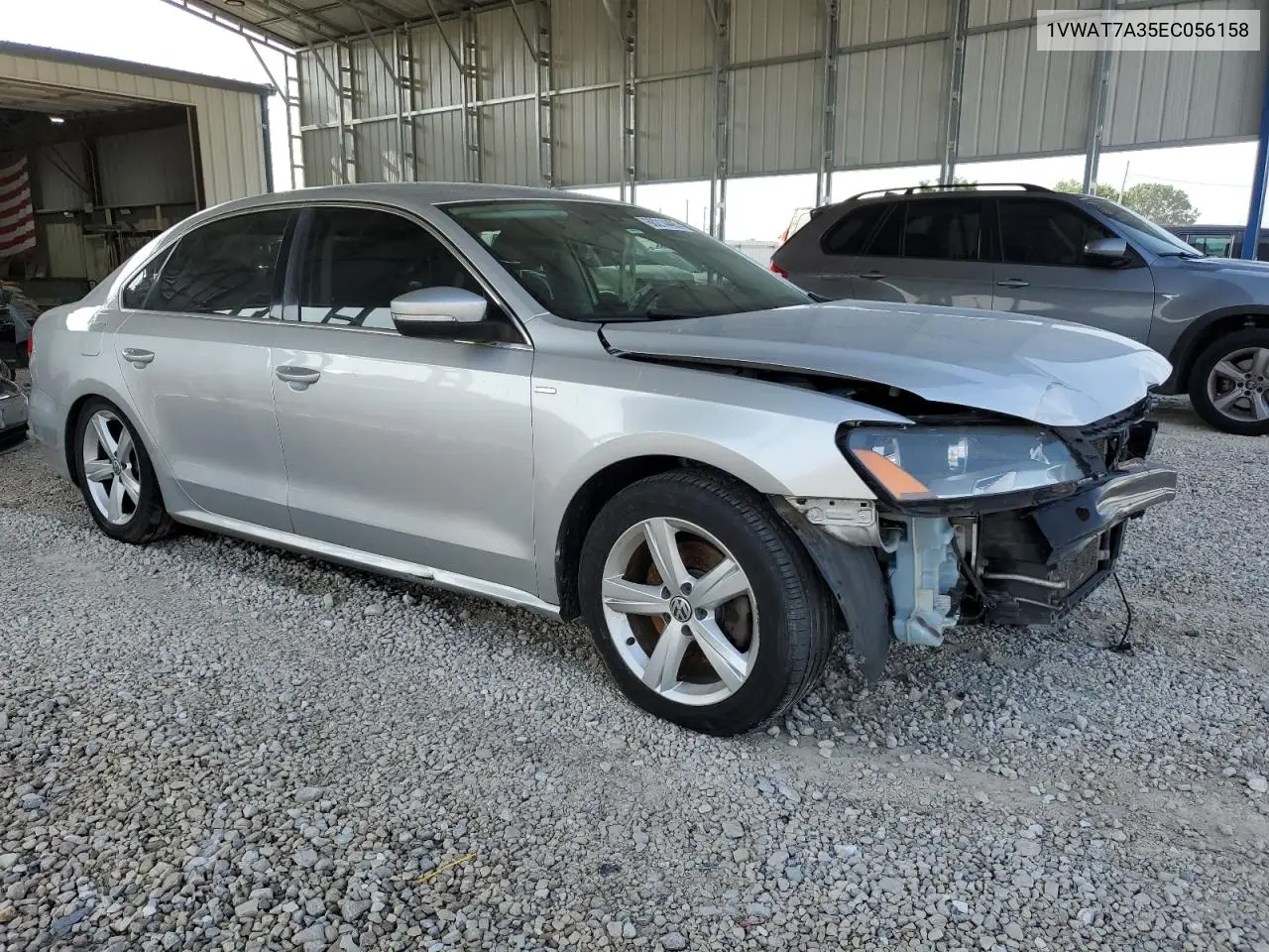 2014 Volkswagen Passat S VIN: 1VWAT7A35EC056158 Lot: 60214495