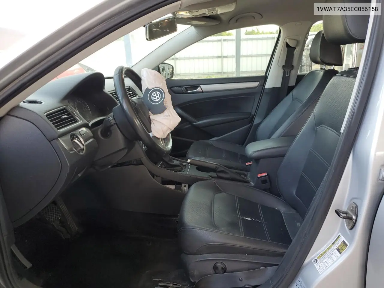 2014 Volkswagen Passat S VIN: 1VWAT7A35EC056158 Lot: 60214495