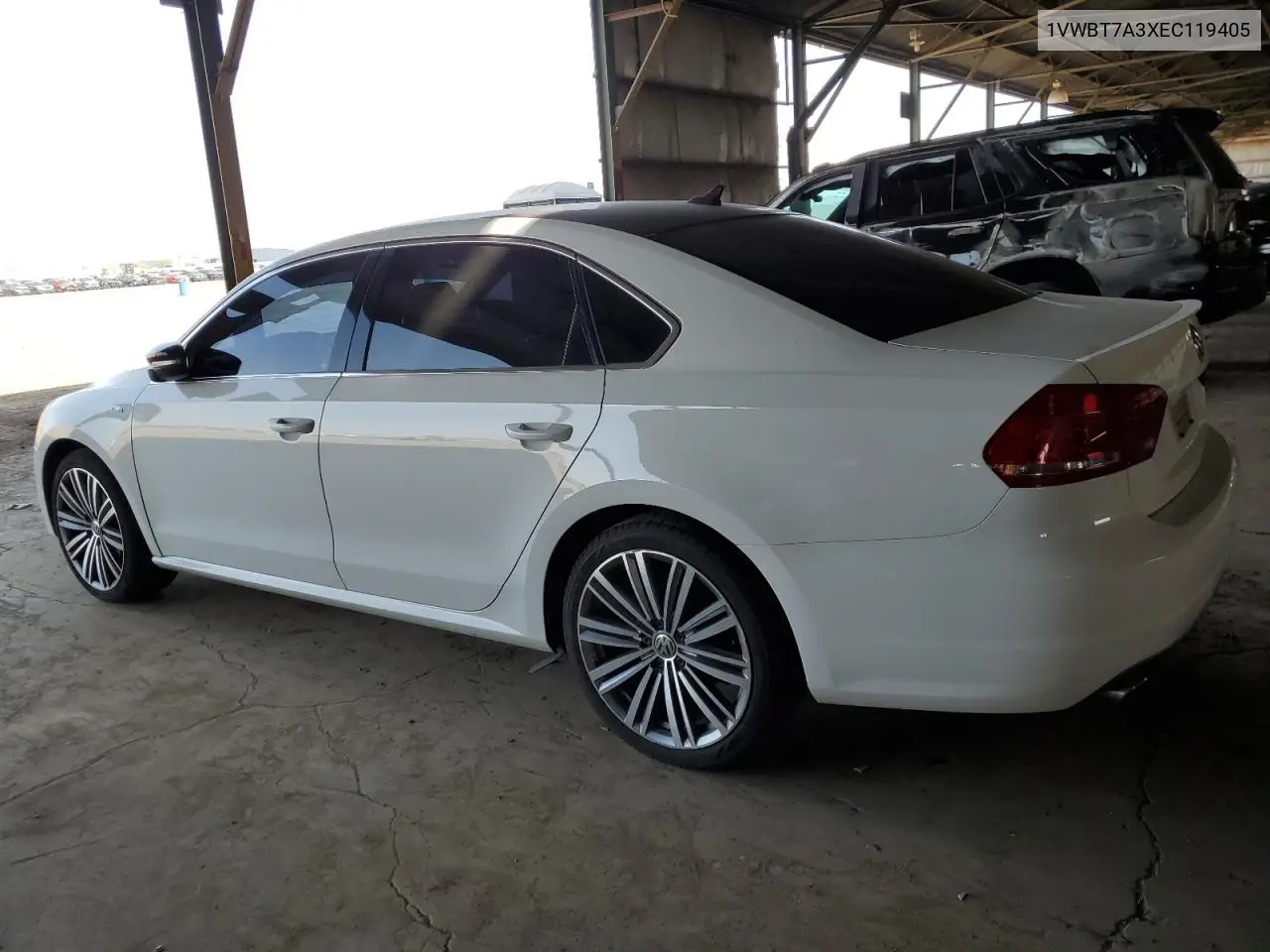 2014 Volkswagen Passat Se VIN: 1VWBT7A3XEC119405 Lot: 61809025