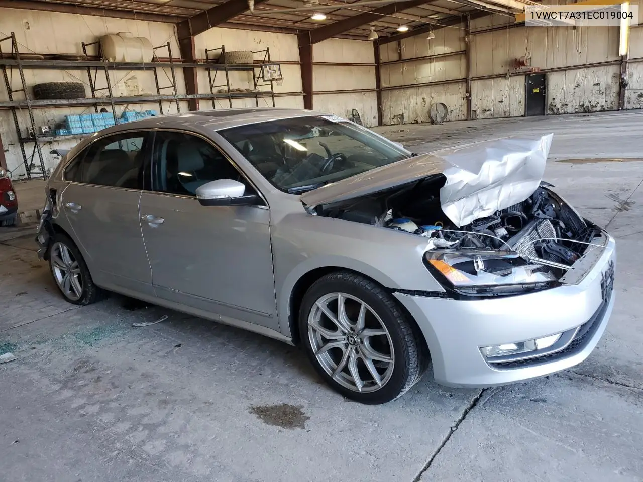 2014 Volkswagen Passat Sel VIN: 1VWCT7A31EC019004 Lot: 62732255