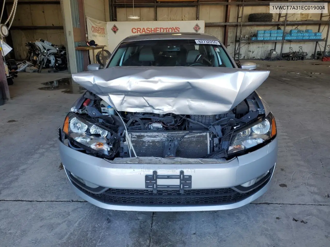 2014 Volkswagen Passat Sel VIN: 1VWCT7A31EC019004 Lot: 62732255
