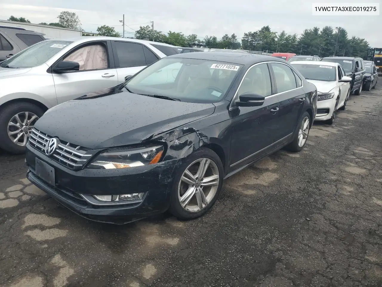 2014 Volkswagen Passat Sel VIN: 1VWCT7A3XEC019275 Lot: 62771025