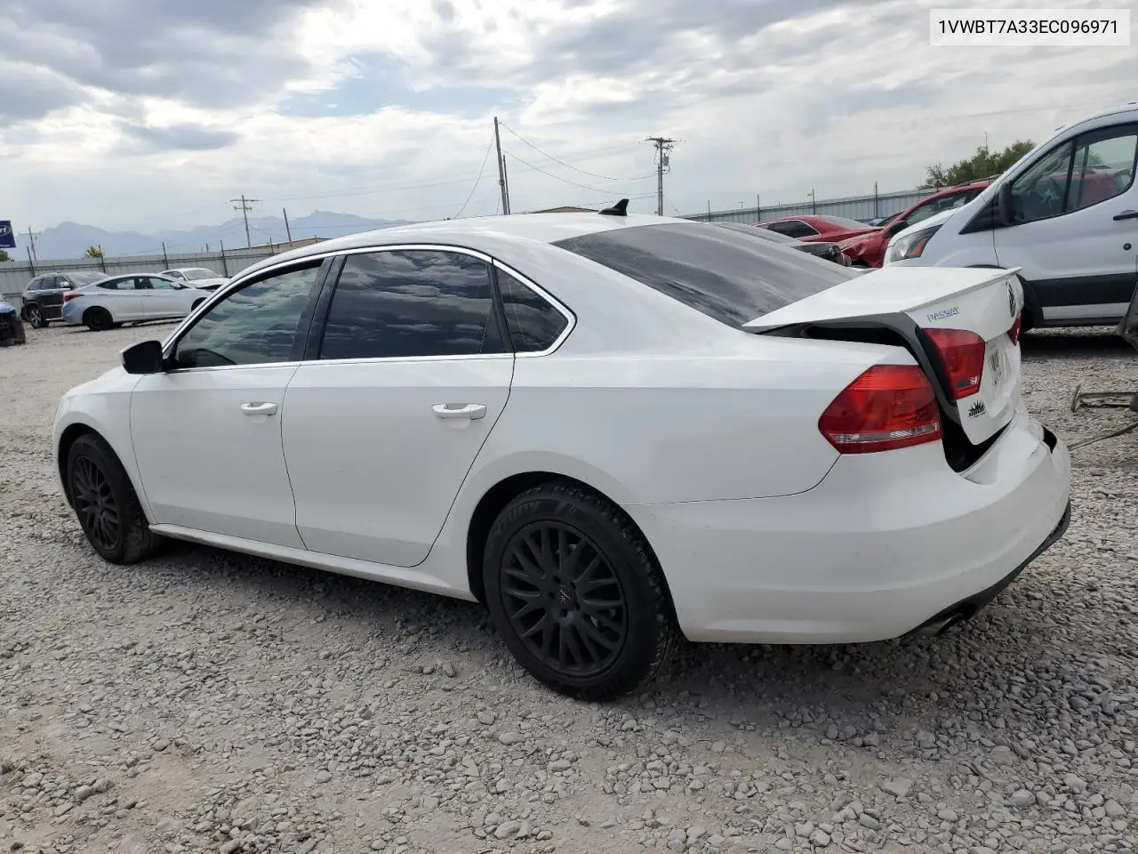 2014 Volkswagen Passat Se VIN: 1VWBT7A33EC096971 Lot: 62943875