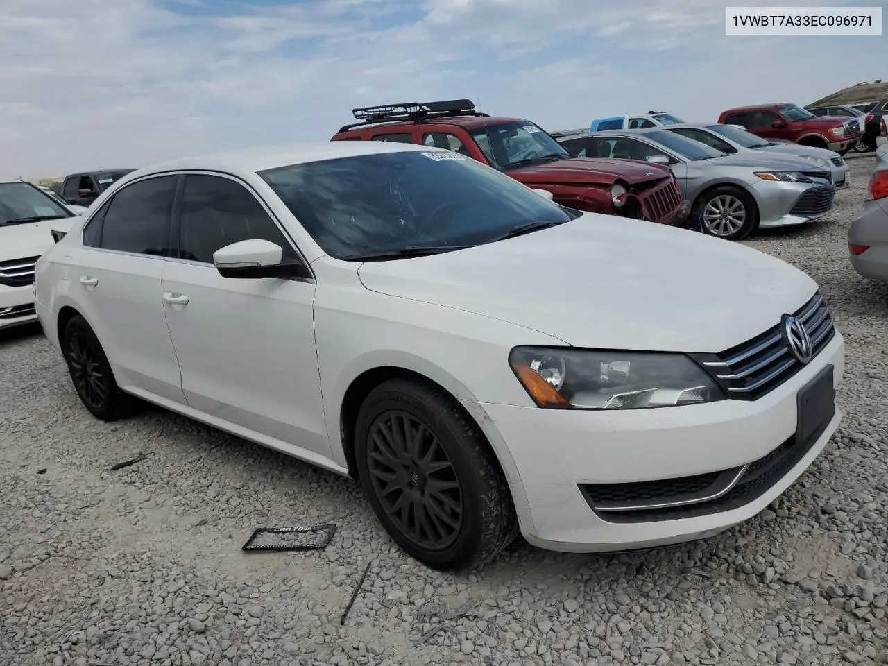 2014 Volkswagen Passat Se VIN: 1VWBT7A33EC096971 Lot: 62943875