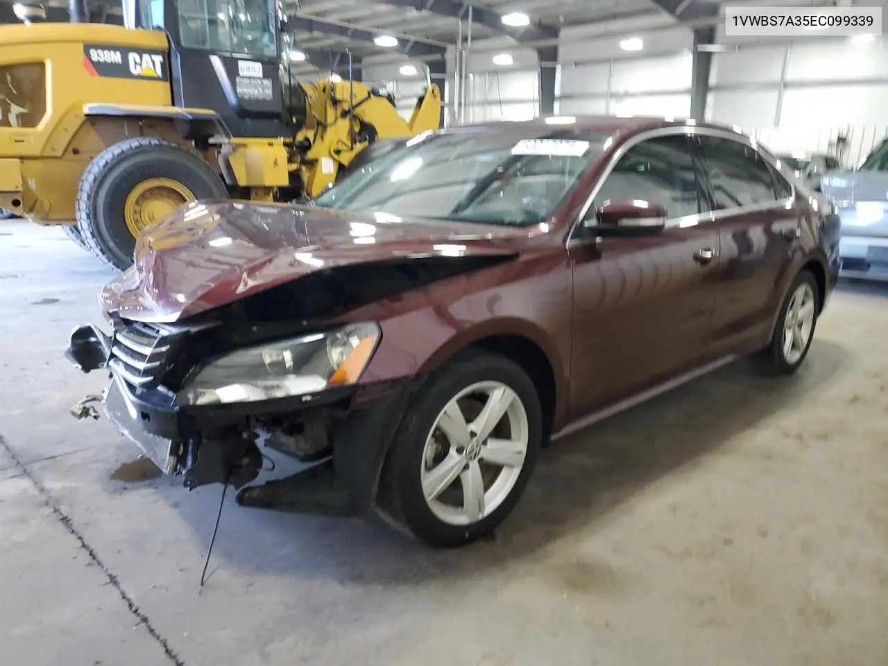 2014 Volkswagen Passat Se VIN: 1VWBS7A35EC099339 Lot: 63017075