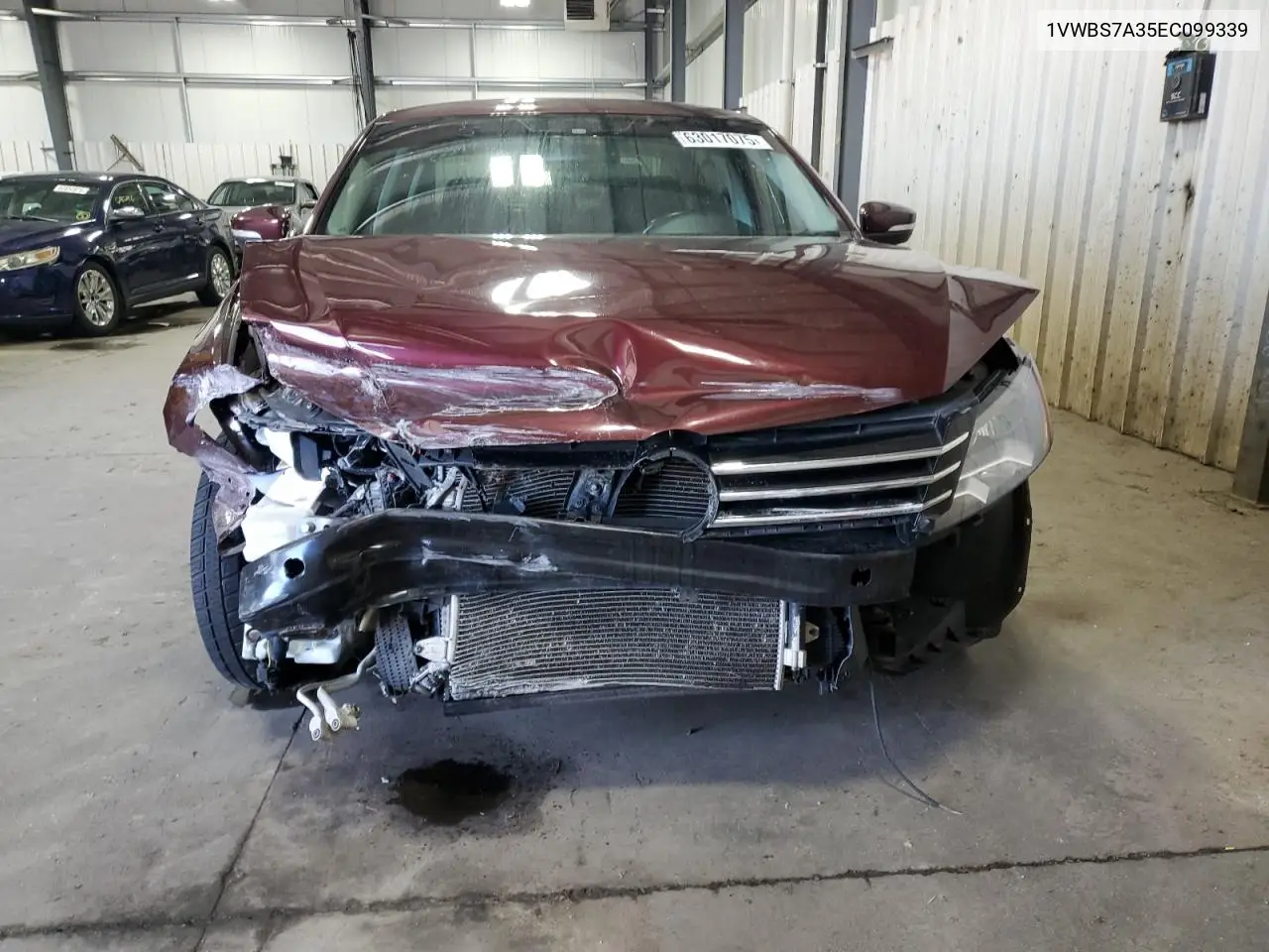 2014 Volkswagen Passat Se VIN: 1VWBS7A35EC099339 Lot: 63017075