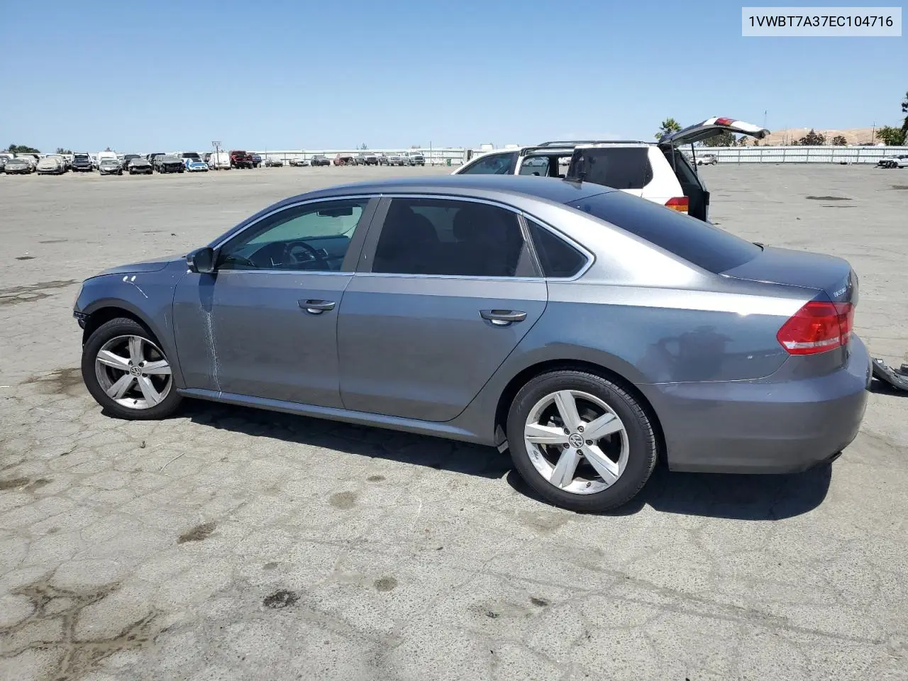2014 Volkswagen Passat Se VIN: 1VWBT7A37EC104716 Lot: 63116465