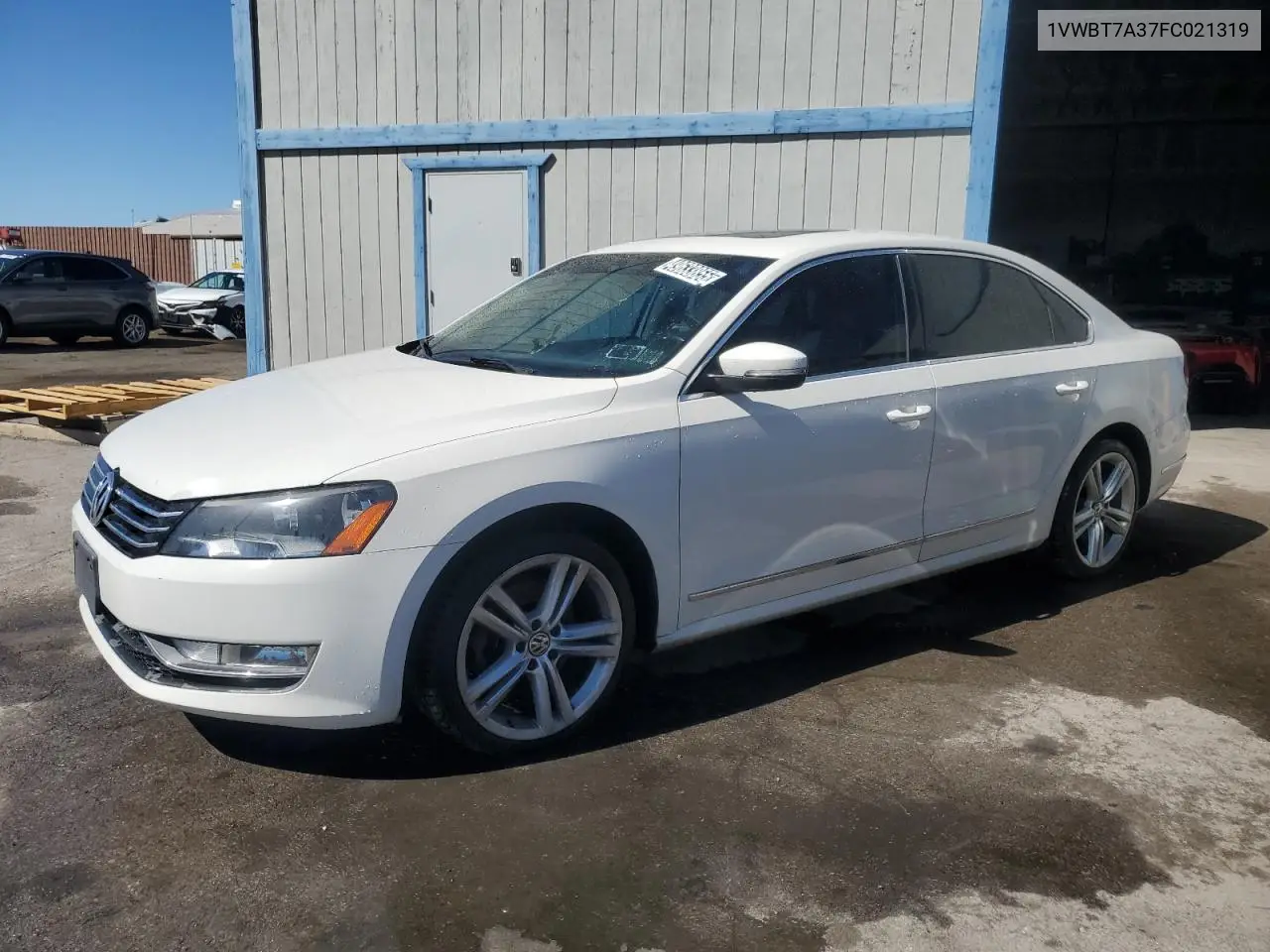 2015 Volkswagen Passat Se VIN: 1VWBT7A37FC021319 Lot: 49633855