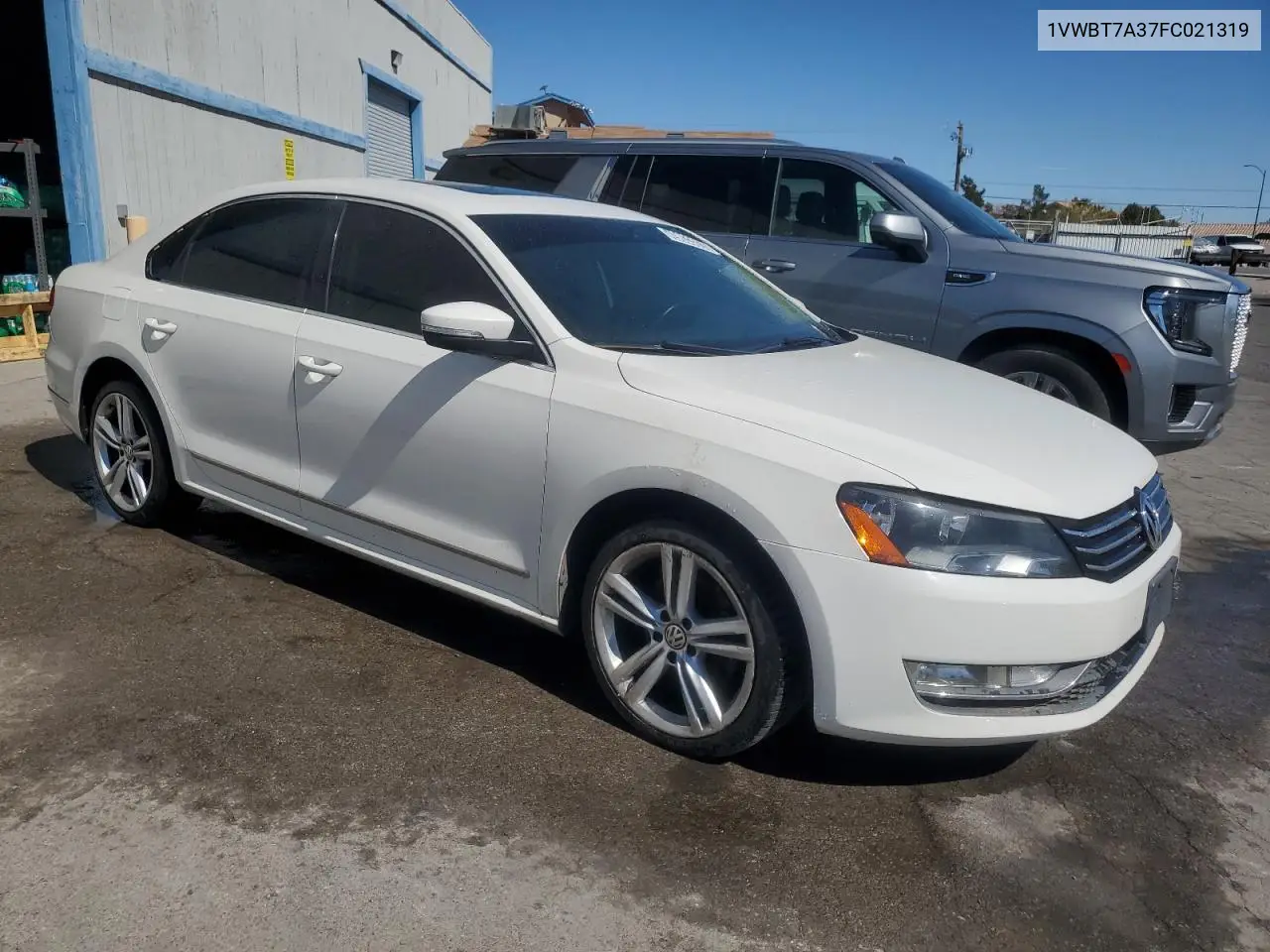 2015 Volkswagen Passat Se VIN: 1VWBT7A37FC021319 Lot: 49633855