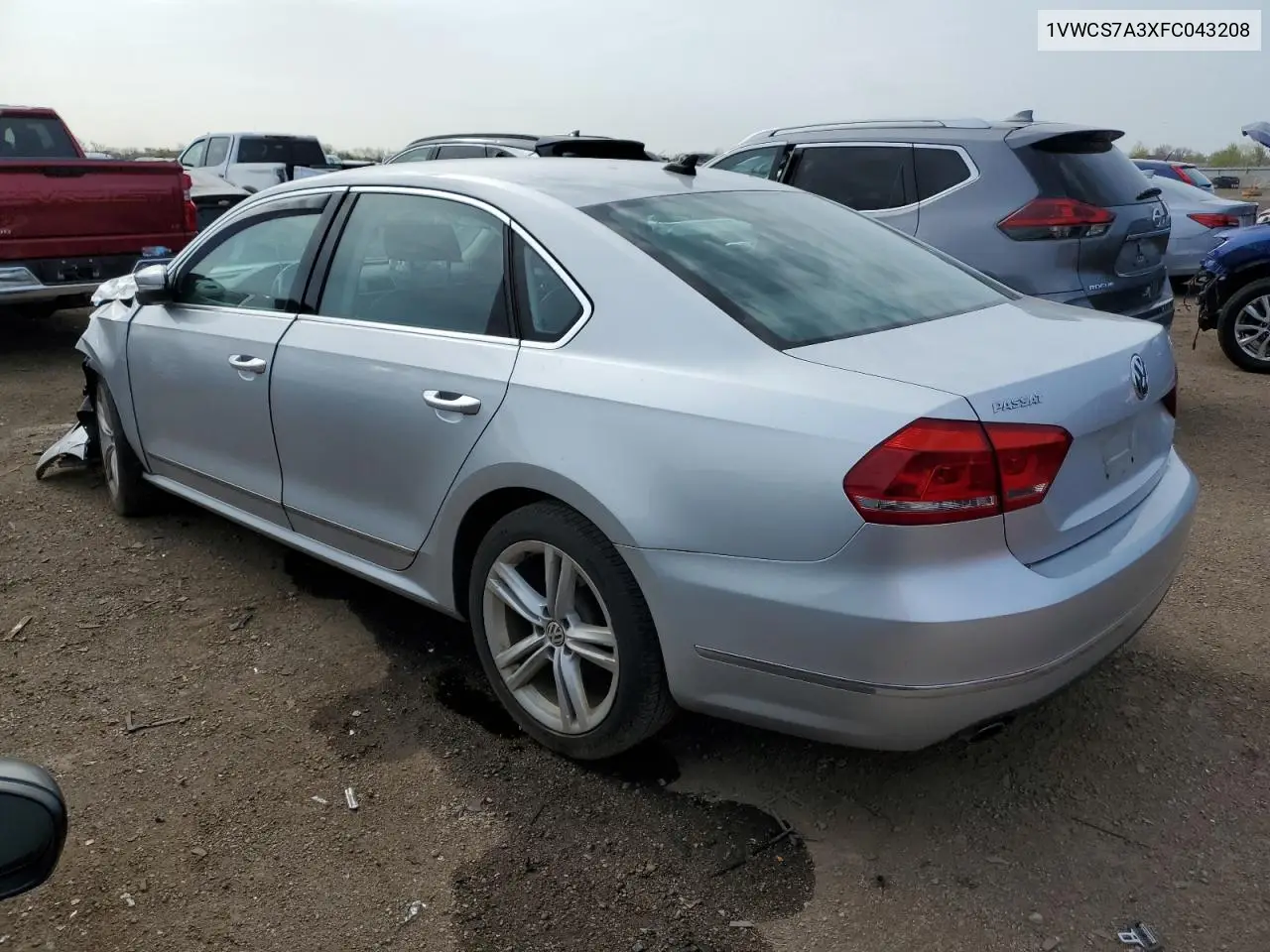 2015 Volkswagen Passat Sel VIN: 1VWCS7A3XFC043208 Lot: 54766115