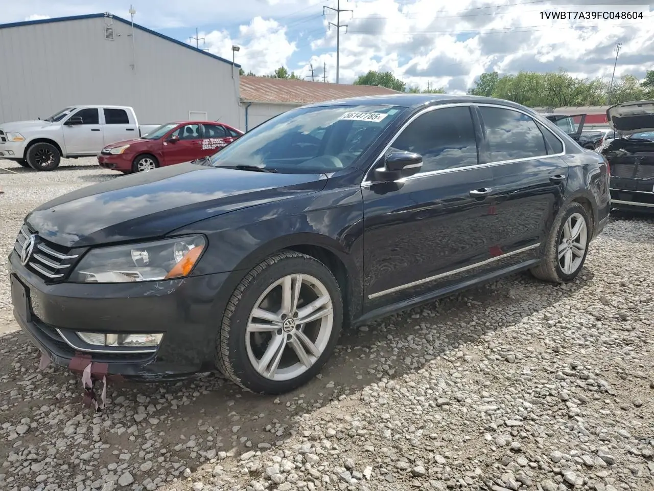 2015 Volkswagen Passat Se VIN: 1VWBT7A39FC048604 Lot: 56147785