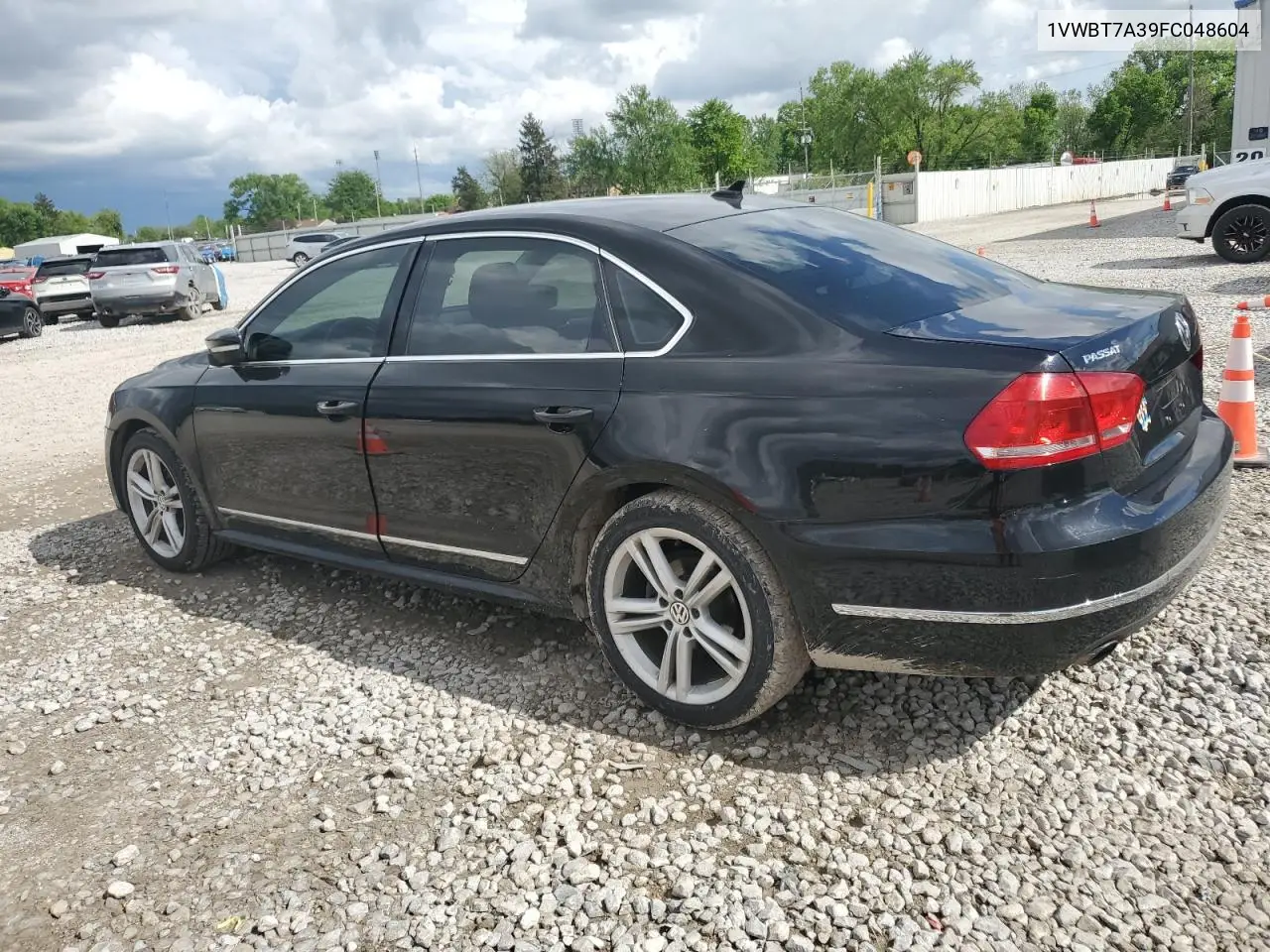 2015 Volkswagen Passat Se VIN: 1VWBT7A39FC048604 Lot: 56147785
