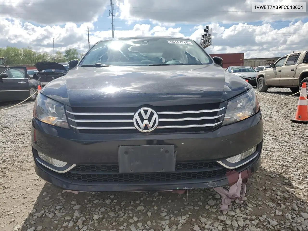 2015 Volkswagen Passat Se VIN: 1VWBT7A39FC048604 Lot: 56147785