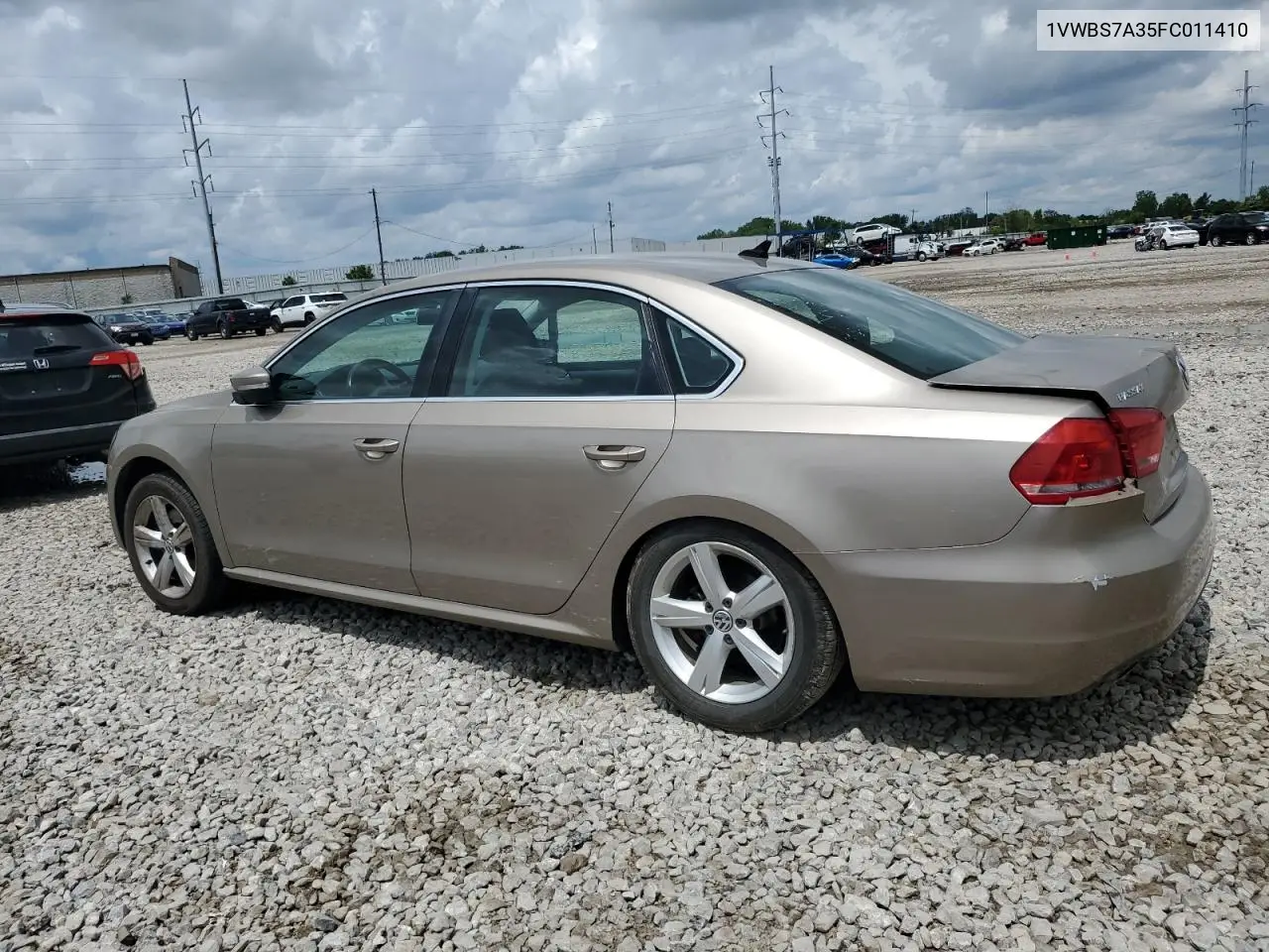 2015 Volkswagen Passat Se VIN: 1VWBS7A35FC011410 Lot: 56466675