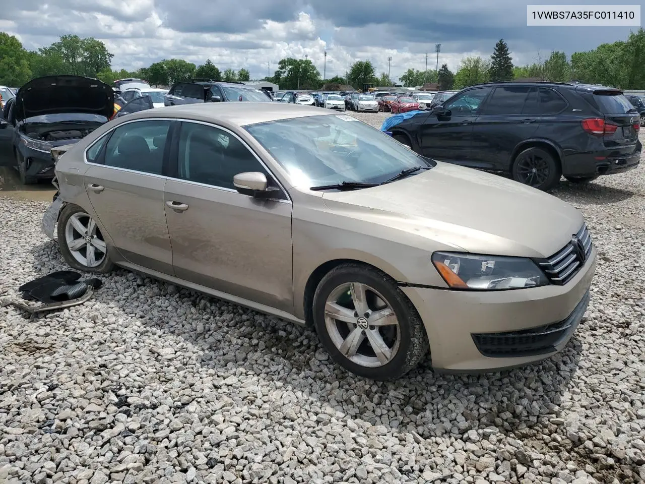2015 Volkswagen Passat Se VIN: 1VWBS7A35FC011410 Lot: 56466675