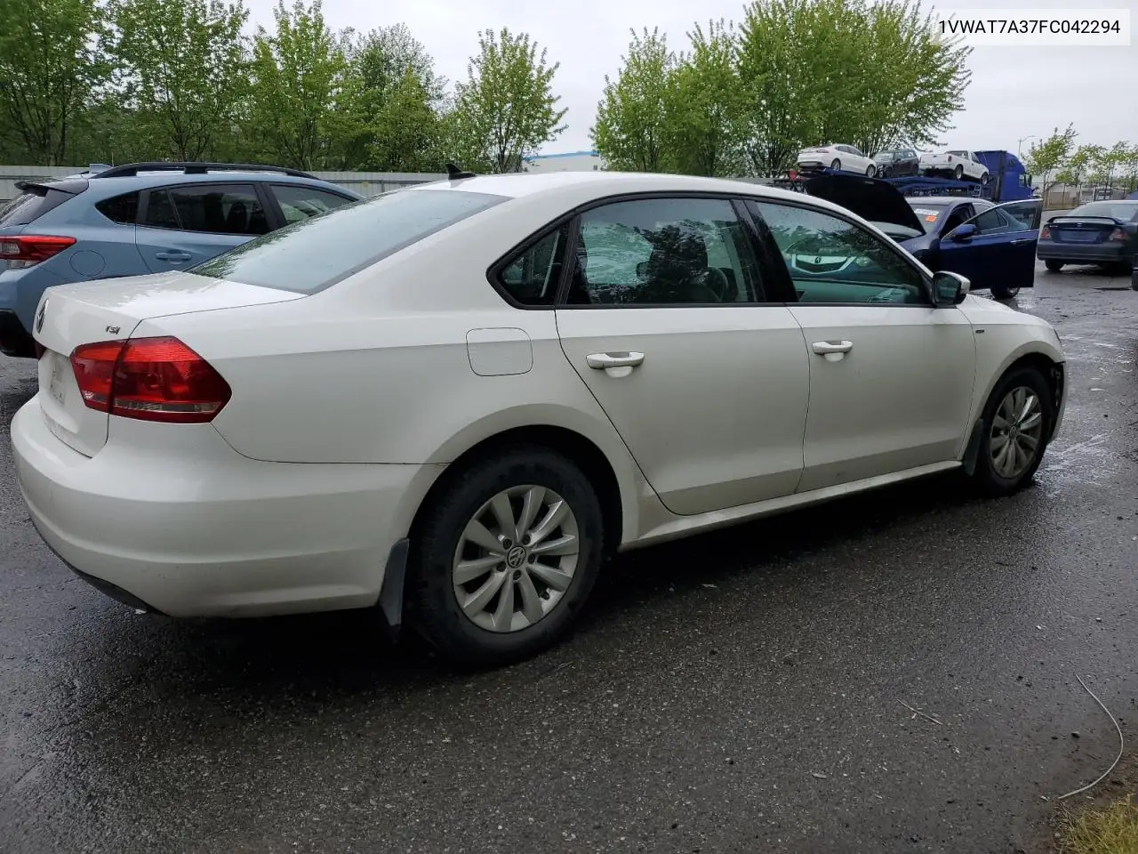 2015 Volkswagen Passat S VIN: 1VWAT7A37FC042294 Lot: 56755805
