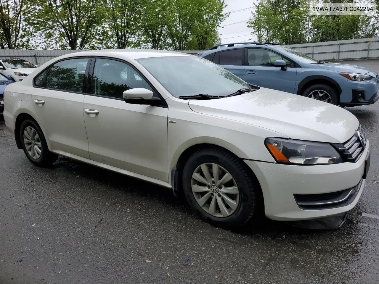2015 Volkswagen Passat S VIN: 1VWAT7A37FC042294 Lot: 56755805