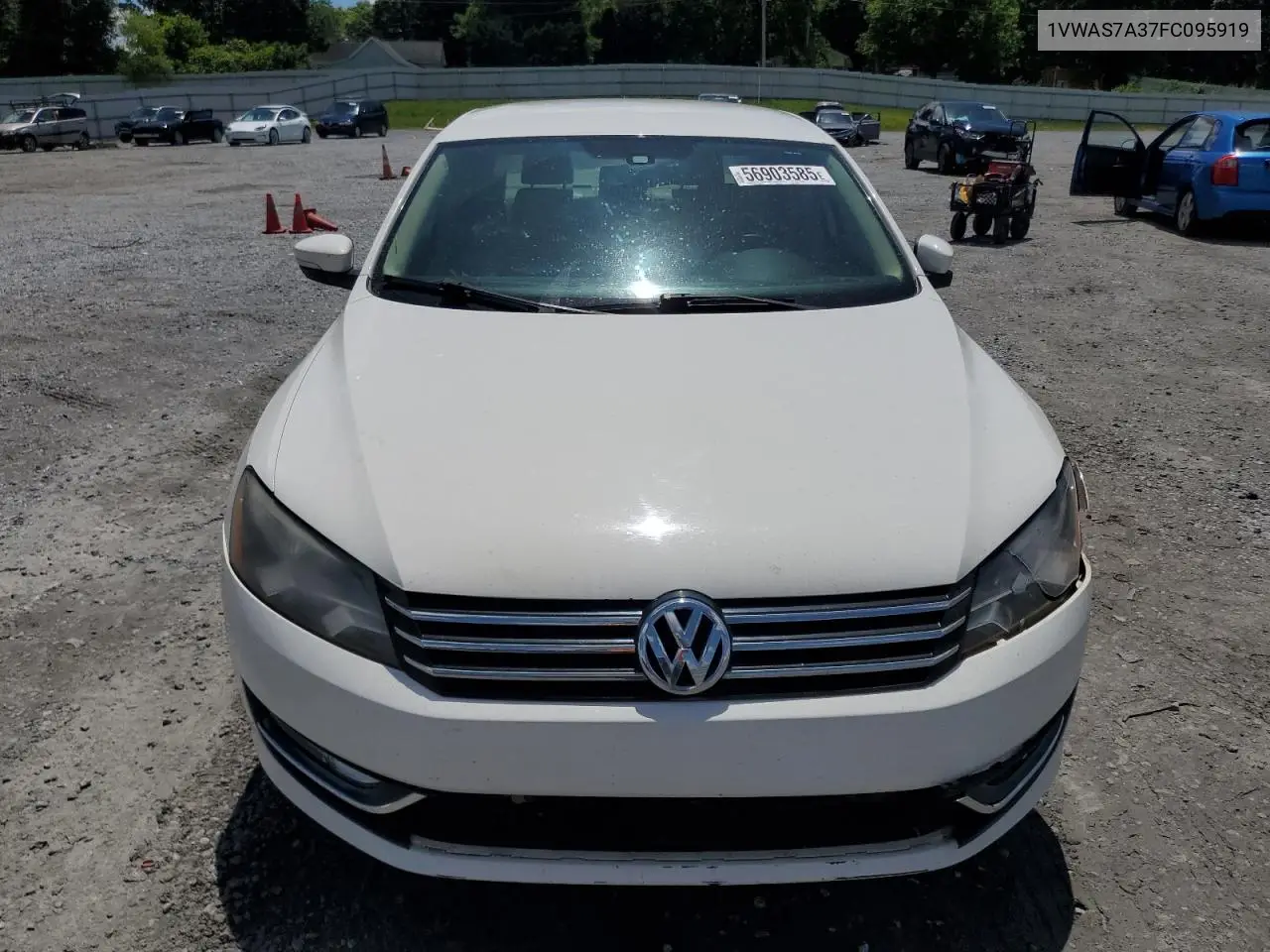 2015 Volkswagen Passat S VIN: 1VWAS7A37FC095919 Lot: 56903585