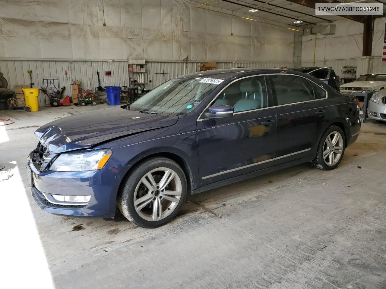 2015 Volkswagen Passat Sel VIN: 1VWCV7A38FC051248 Lot: 57019325