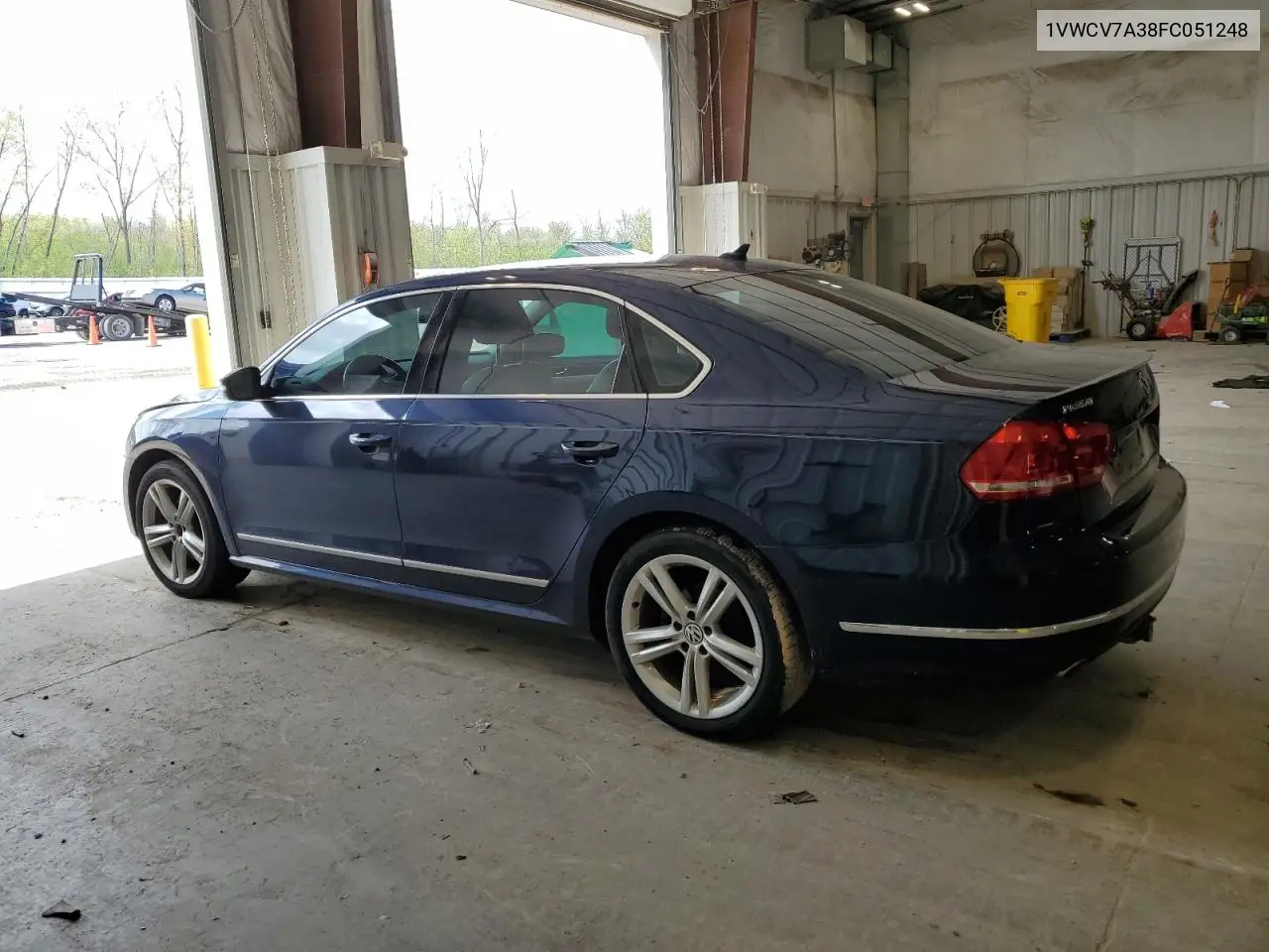 2015 Volkswagen Passat Sel VIN: 1VWCV7A38FC051248 Lot: 57019325