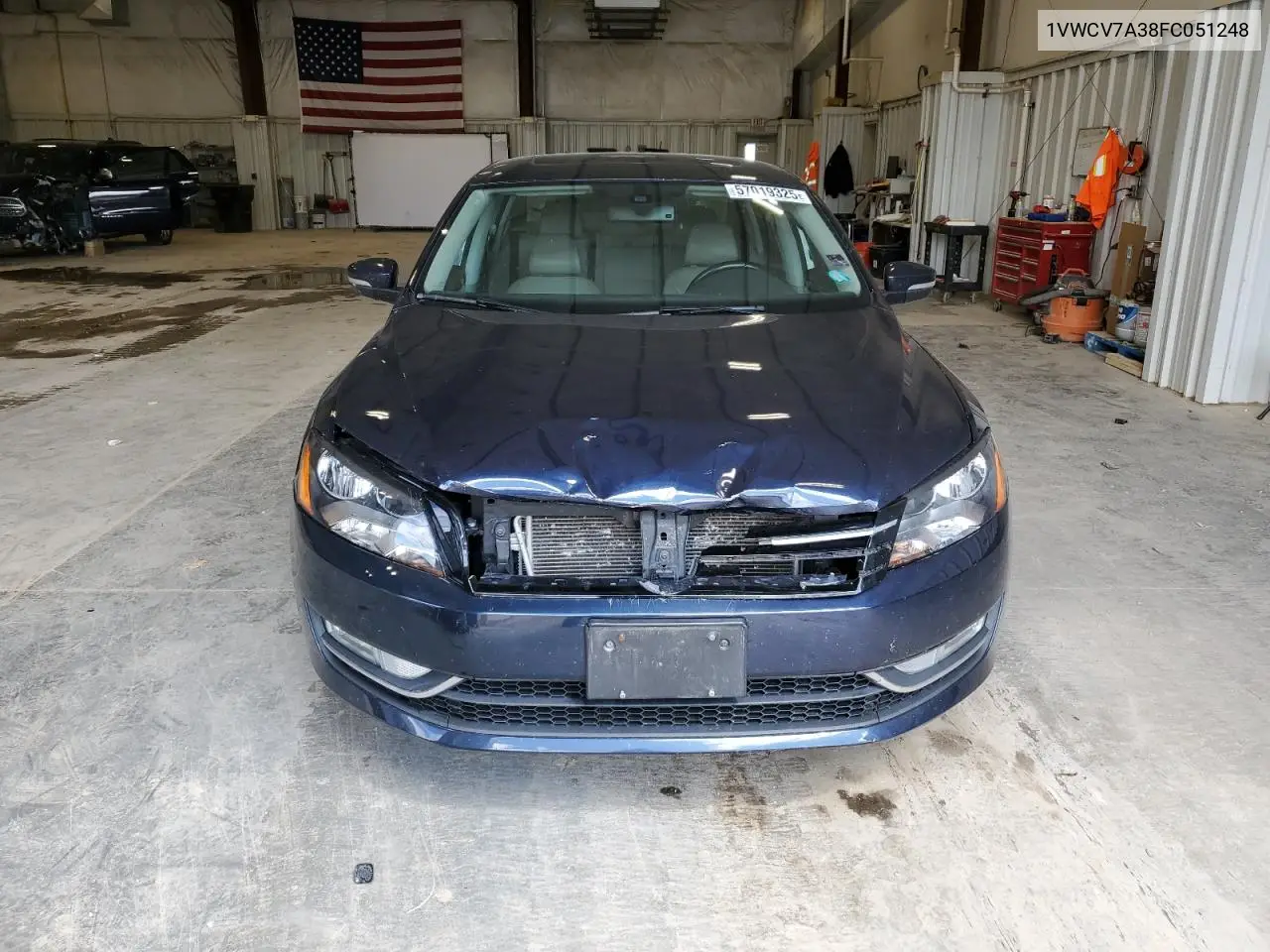 2015 Volkswagen Passat Sel VIN: 1VWCV7A38FC051248 Lot: 57019325