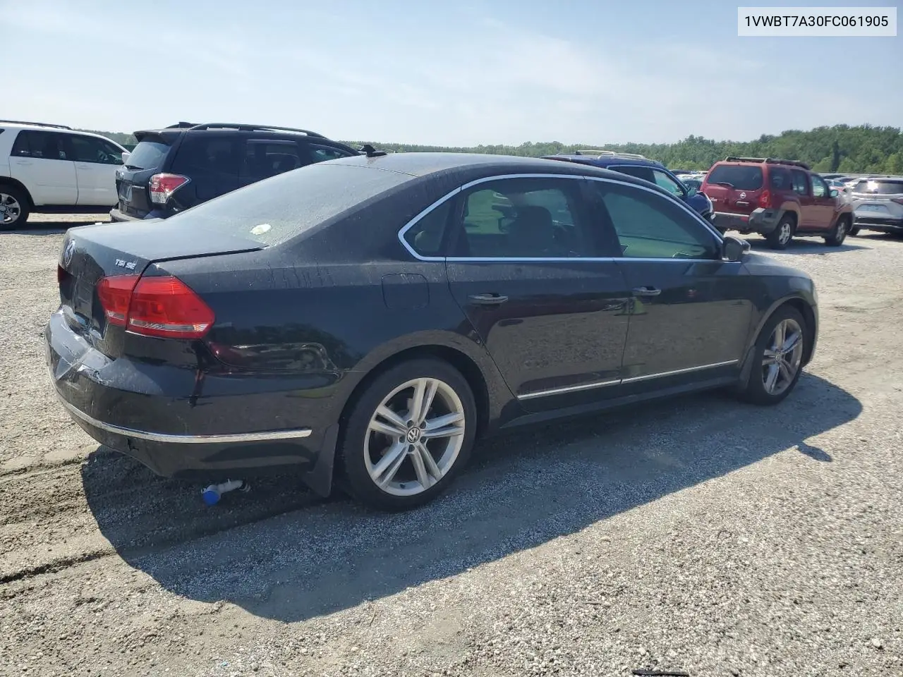 2015 Volkswagen Passat Se VIN: 1VWBT7A30FC061905 Lot: 62072755