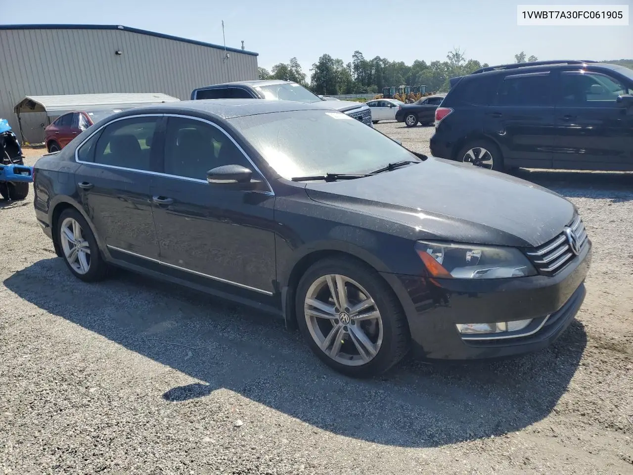 2015 Volkswagen Passat Se VIN: 1VWBT7A30FC061905 Lot: 62072755